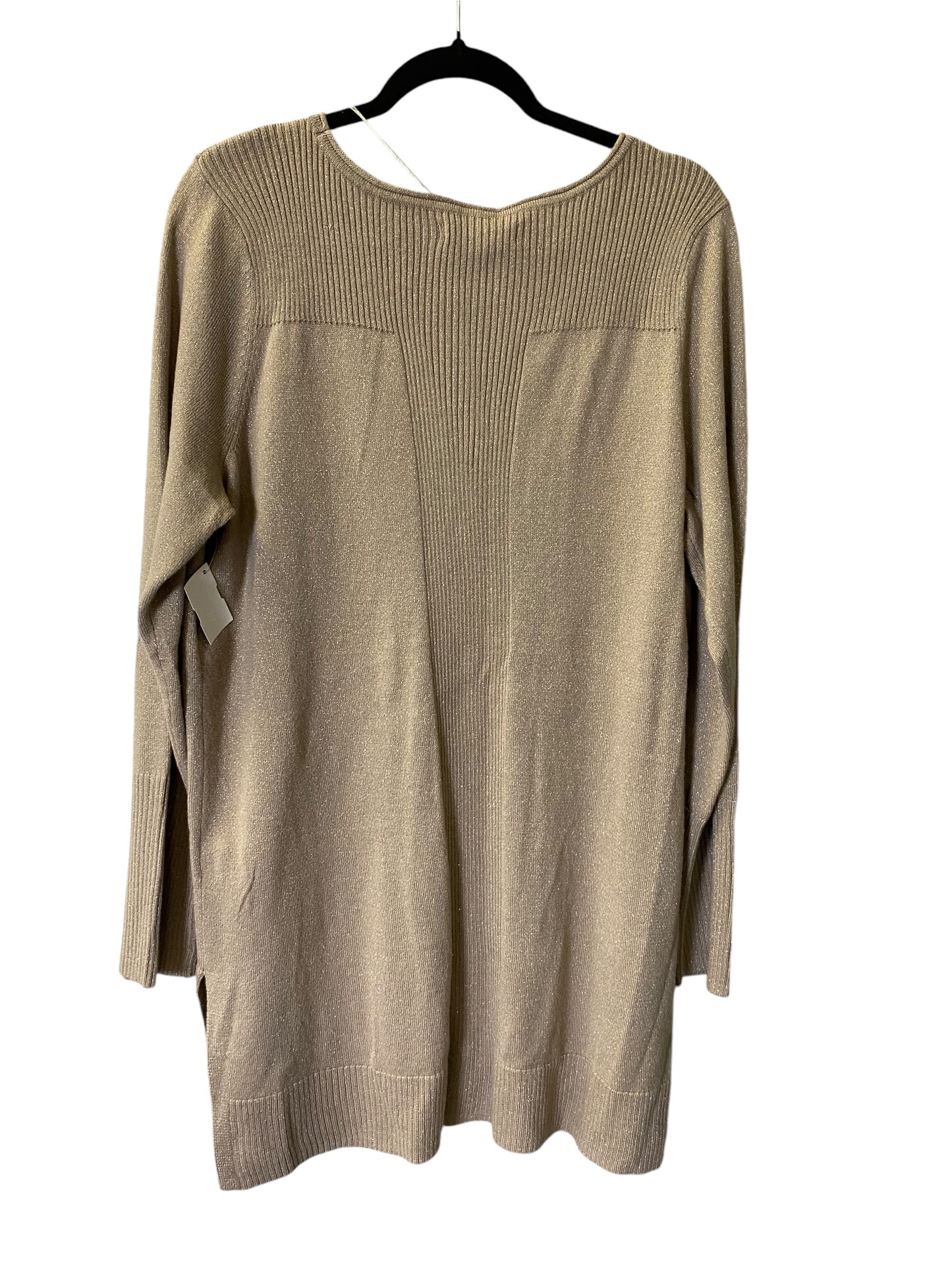 Sweater By Apt 9 In Gold, Size: Xl