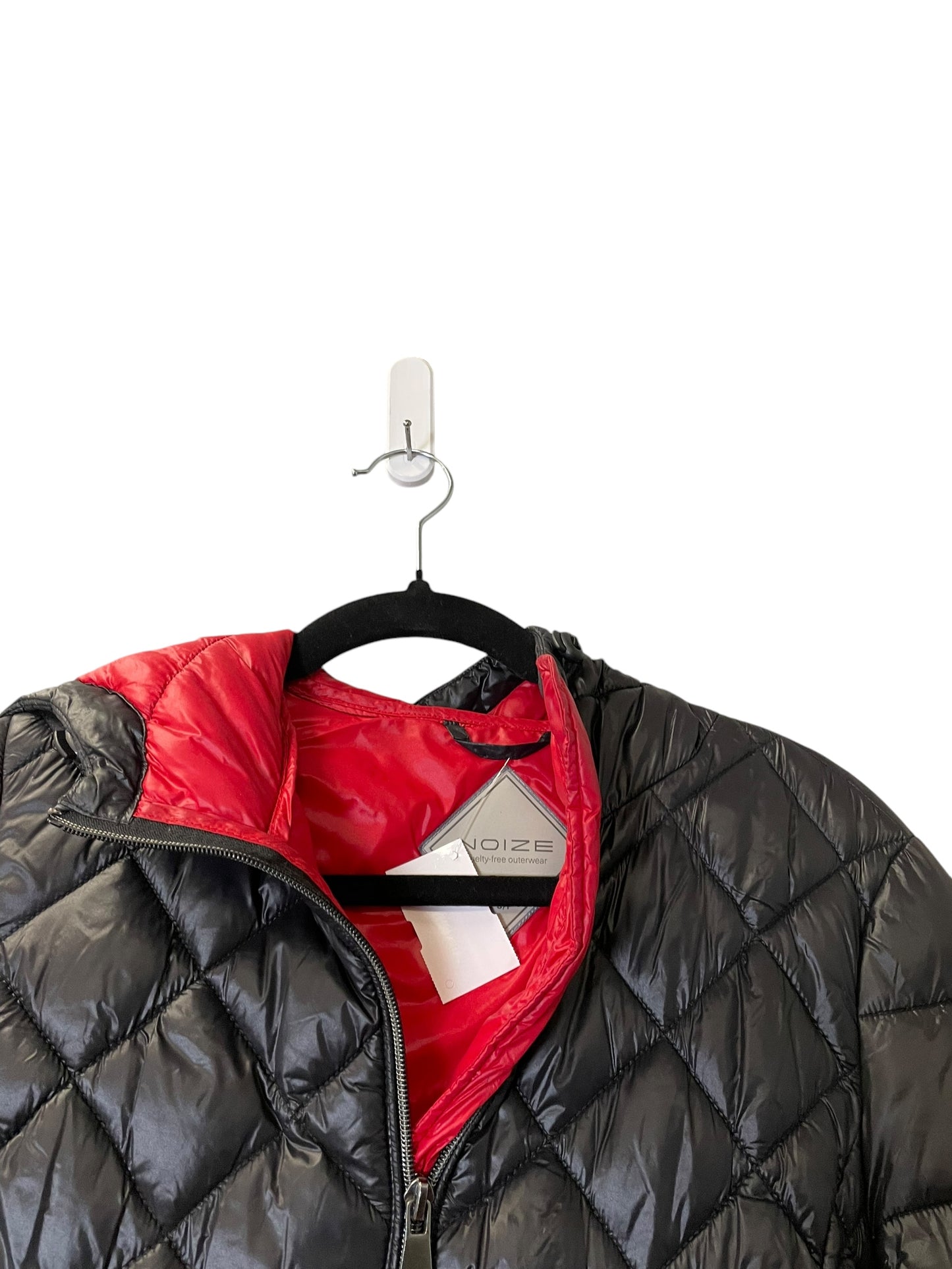 Jacket Puffer & Quilted By Cmc In Black & Red, Size: S