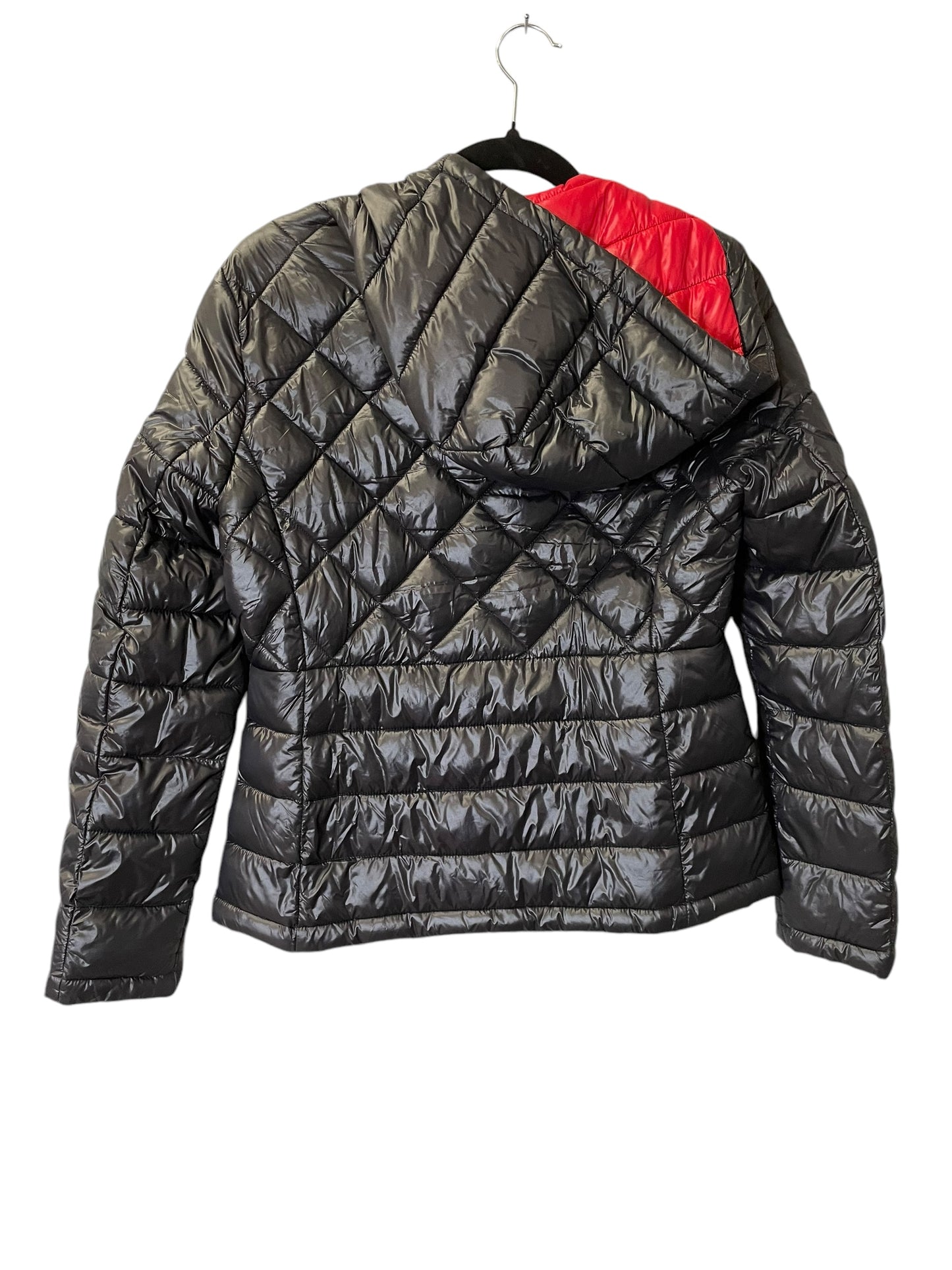 Jacket Puffer & Quilted By Cmc In Black & Red, Size: S