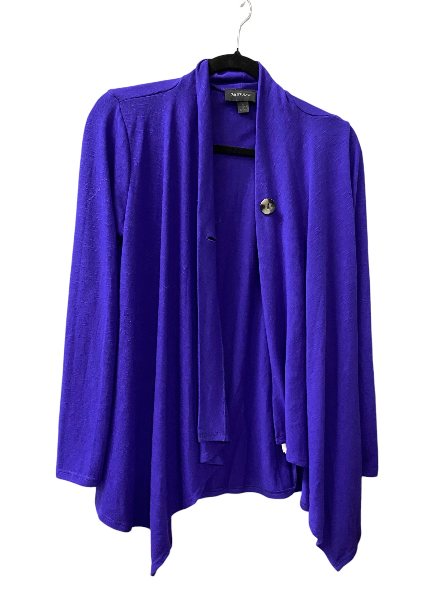 Cardigan By Ab Studio In Purple, Size: S