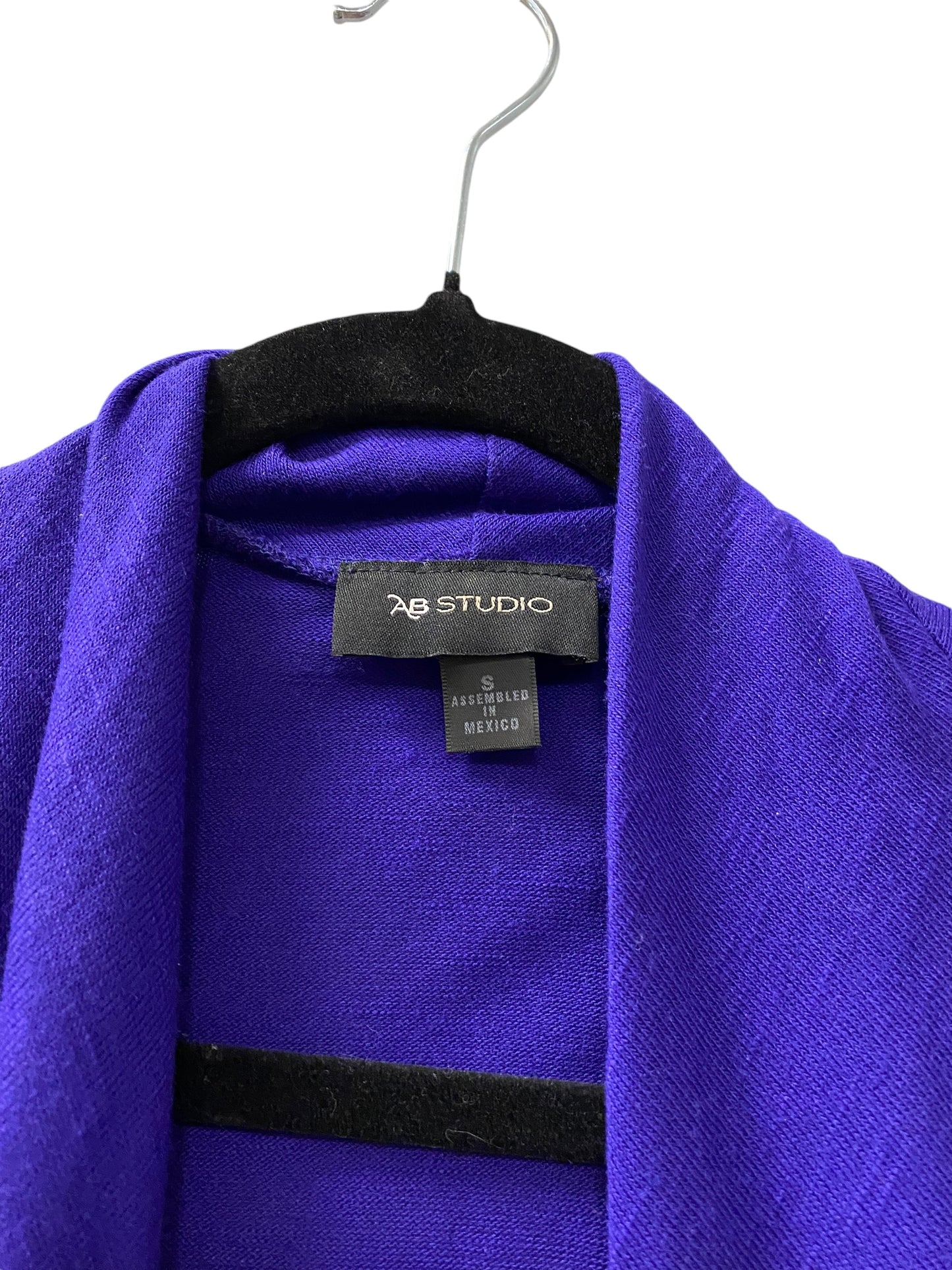 Cardigan By Ab Studio In Purple, Size: S