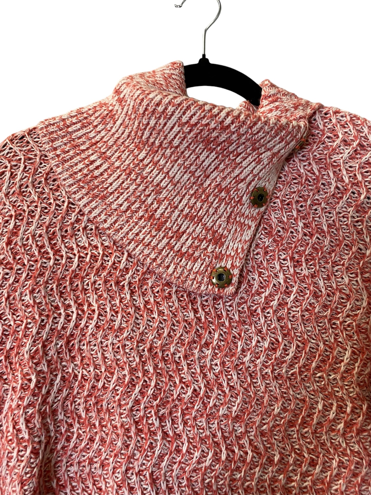 Sweater By Banana Republic In Red & White, Size: L