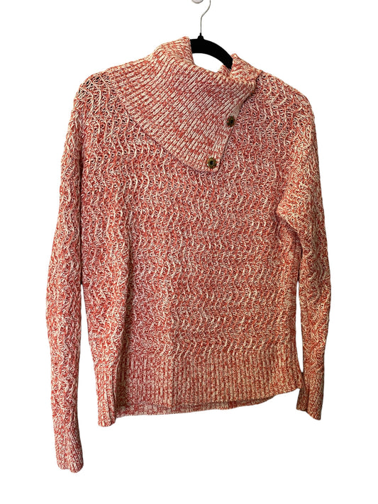 Sweater By Banana Republic In Red & White, Size: L