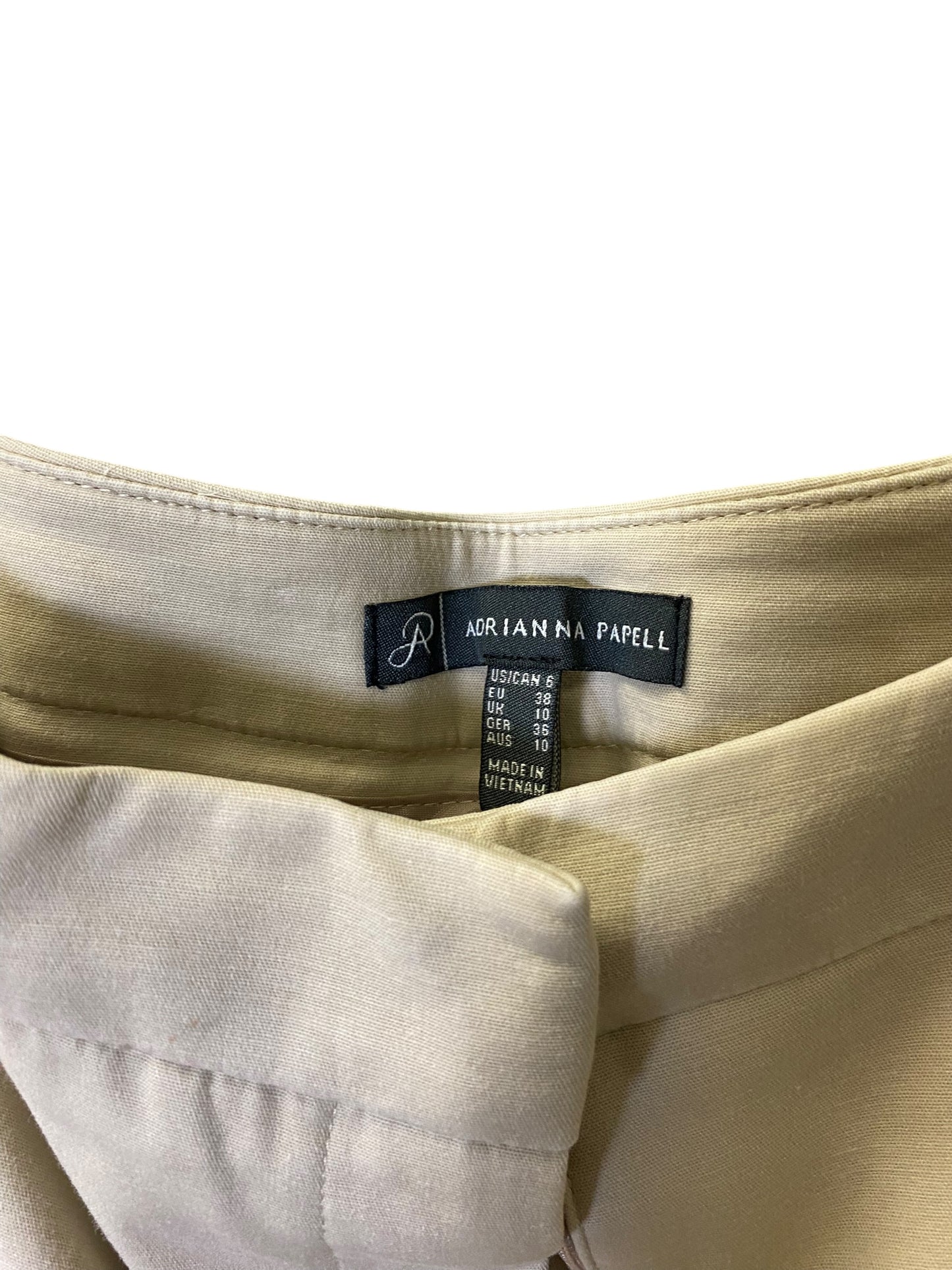 Pants Chinos & Khakis By Adrianna Papell In Ivory, Size: 6