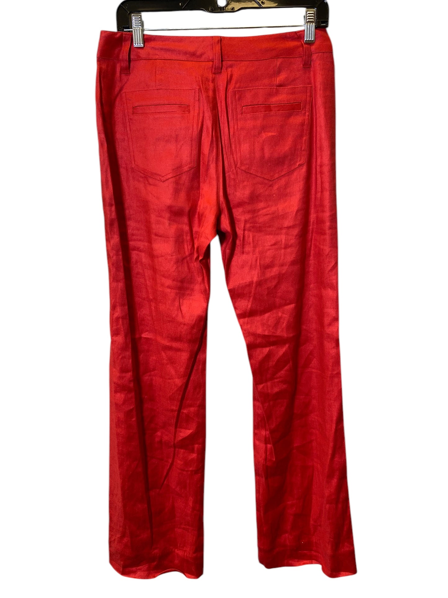 Pants Linen By Cabi In Red, Size: 4