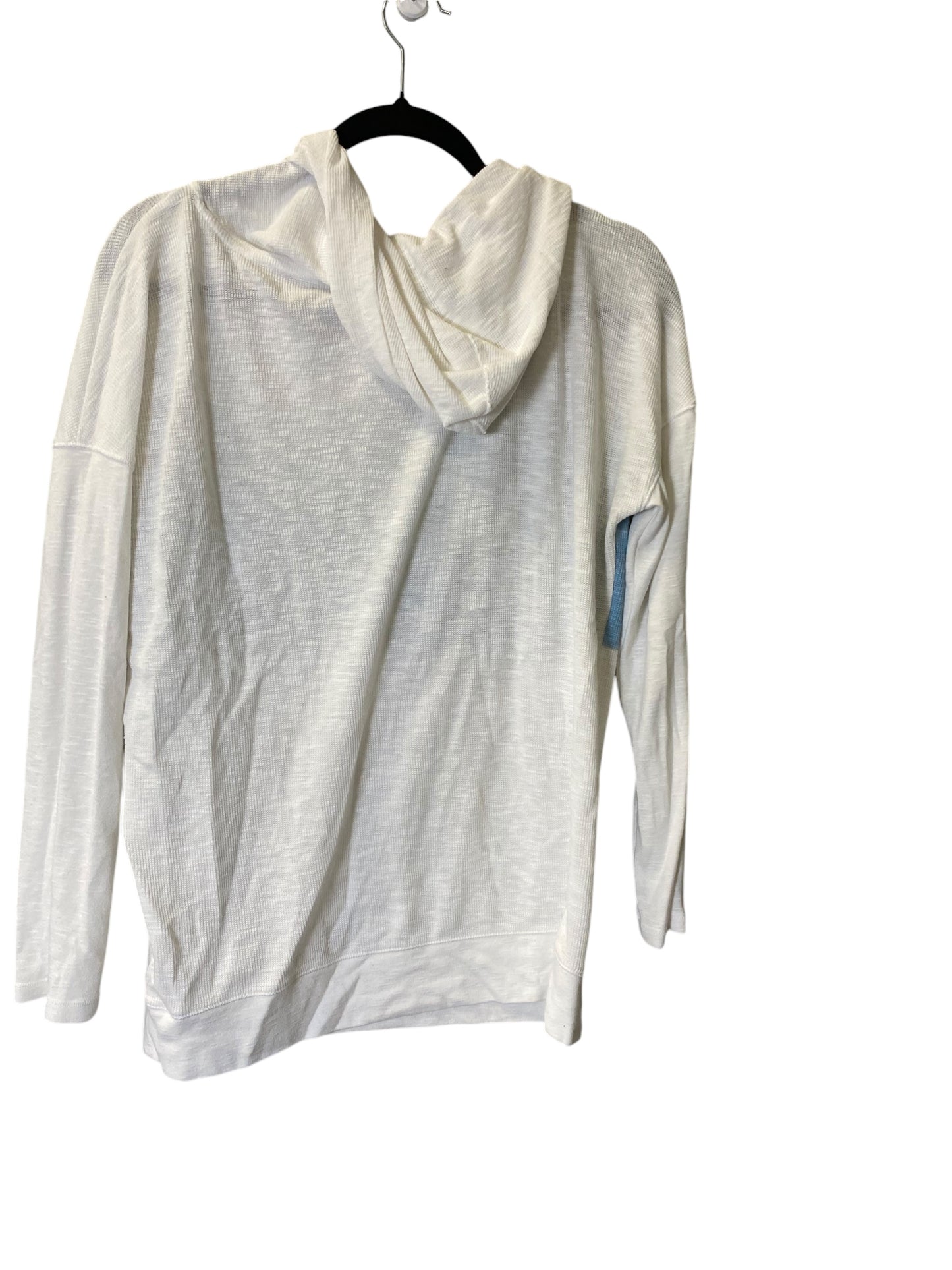 Sweatshirt Hoodie By Sonoma In Blue & White, Size: M