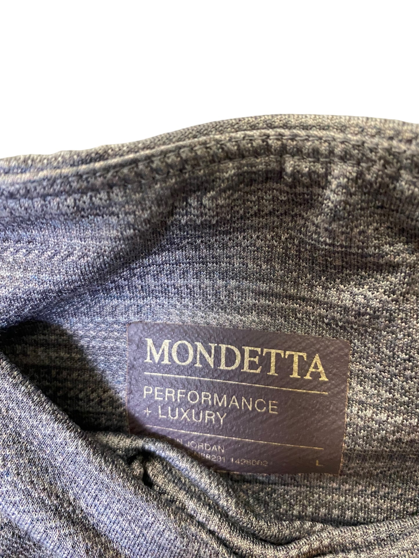 Athletic Leggings By Mondetta In Grey, Size: L