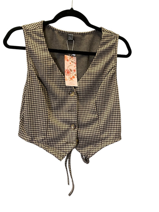 Vest Other By Shein In Brown & Tan, Size: S