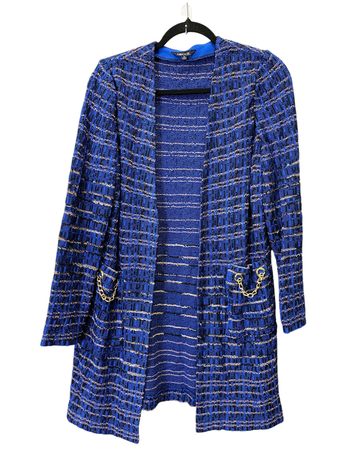 Cardigan By Misook In Blue, Size: M