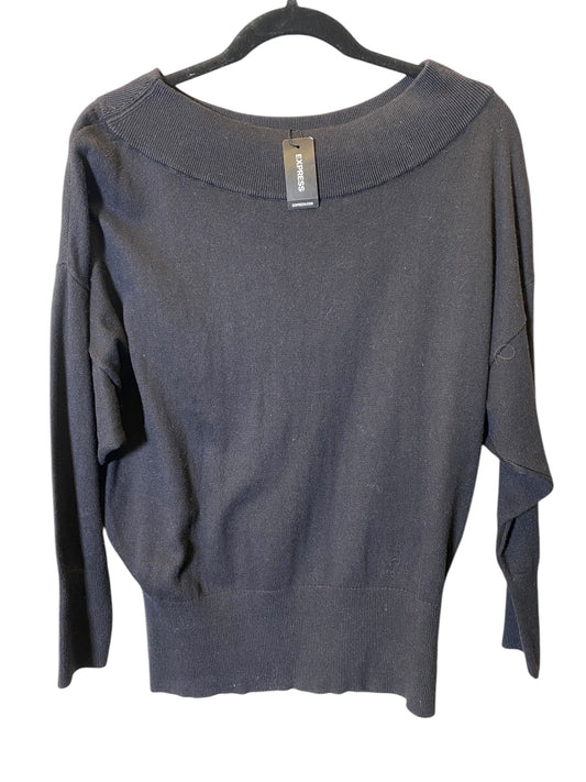 Sweater By Express In Black, Size: Xs