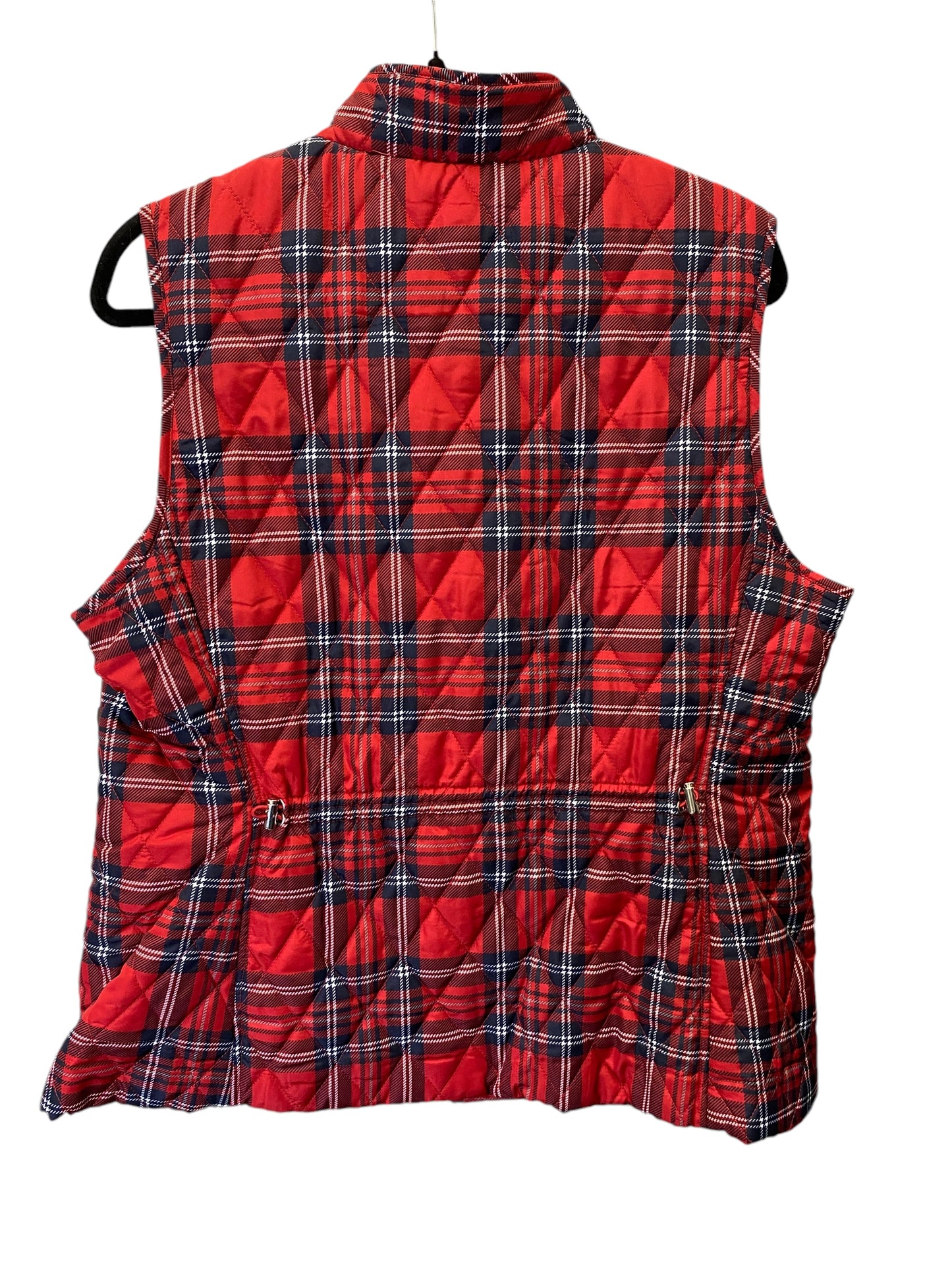 Vest Puffer & Quilted By Croft And Barrow In Red, Size: Xl