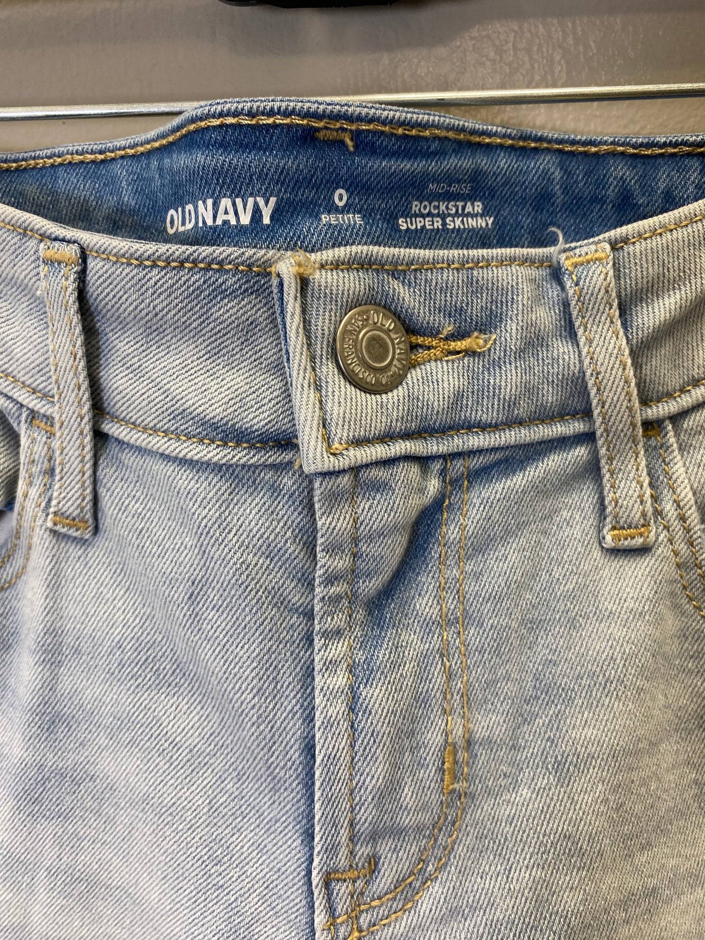 Jeans Skinny By Old Navy In Blue, Size: 0