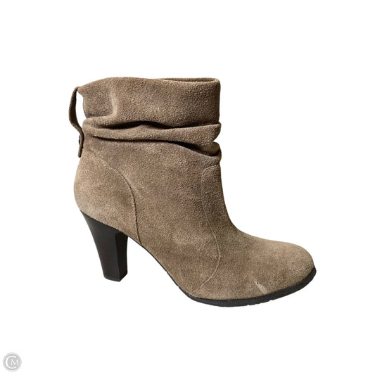 Boots Ankle Heels By Bcbg In Brown, Size: 8.5