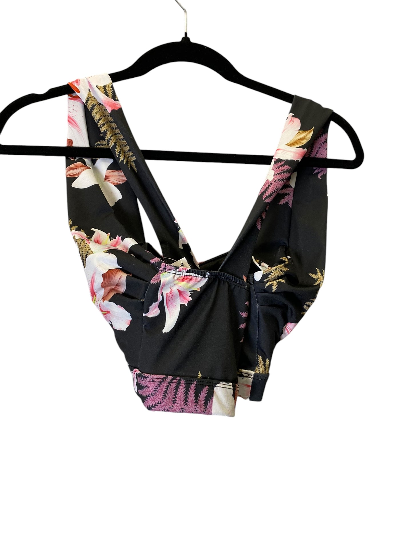 Athletic Bra By Cmc In Floral Print, Size: M