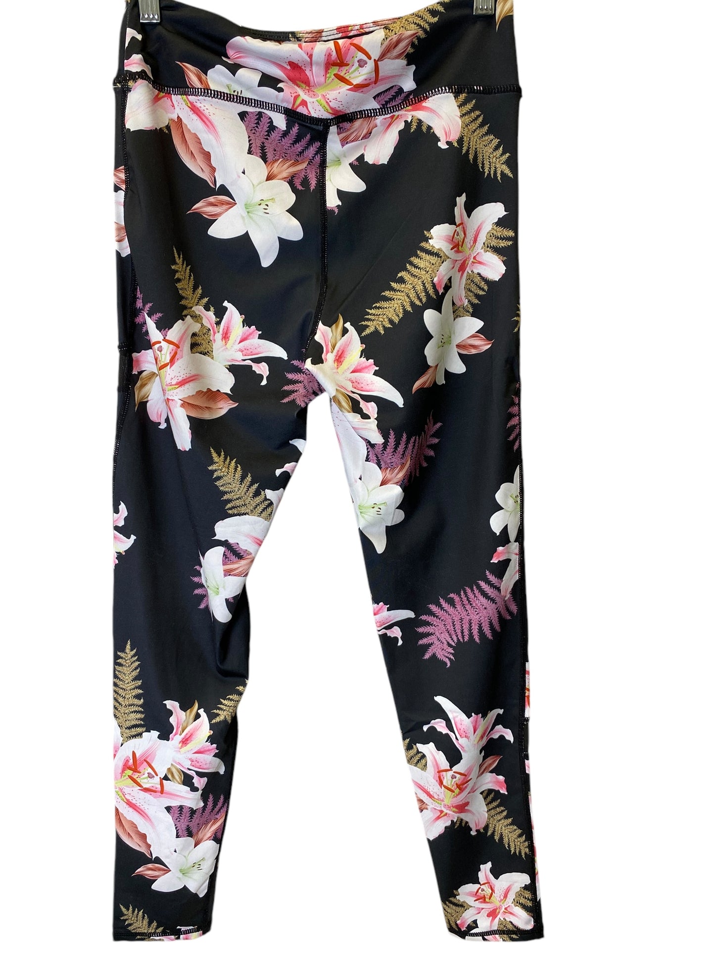 Athletic Leggings By Cmc In Floral Print, Size: M