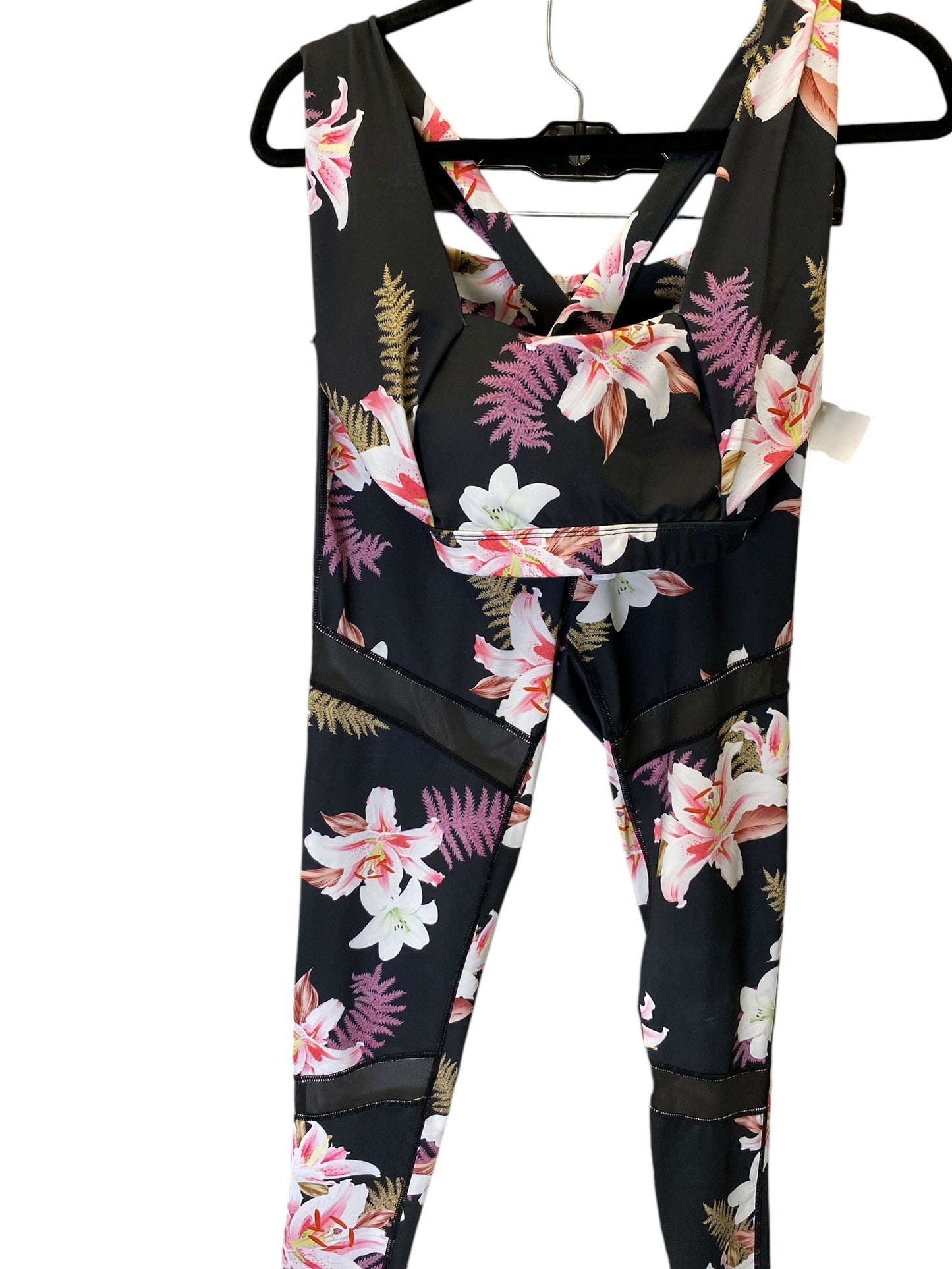 Athletic Leggings By Cmc In Floral Print, Size: M