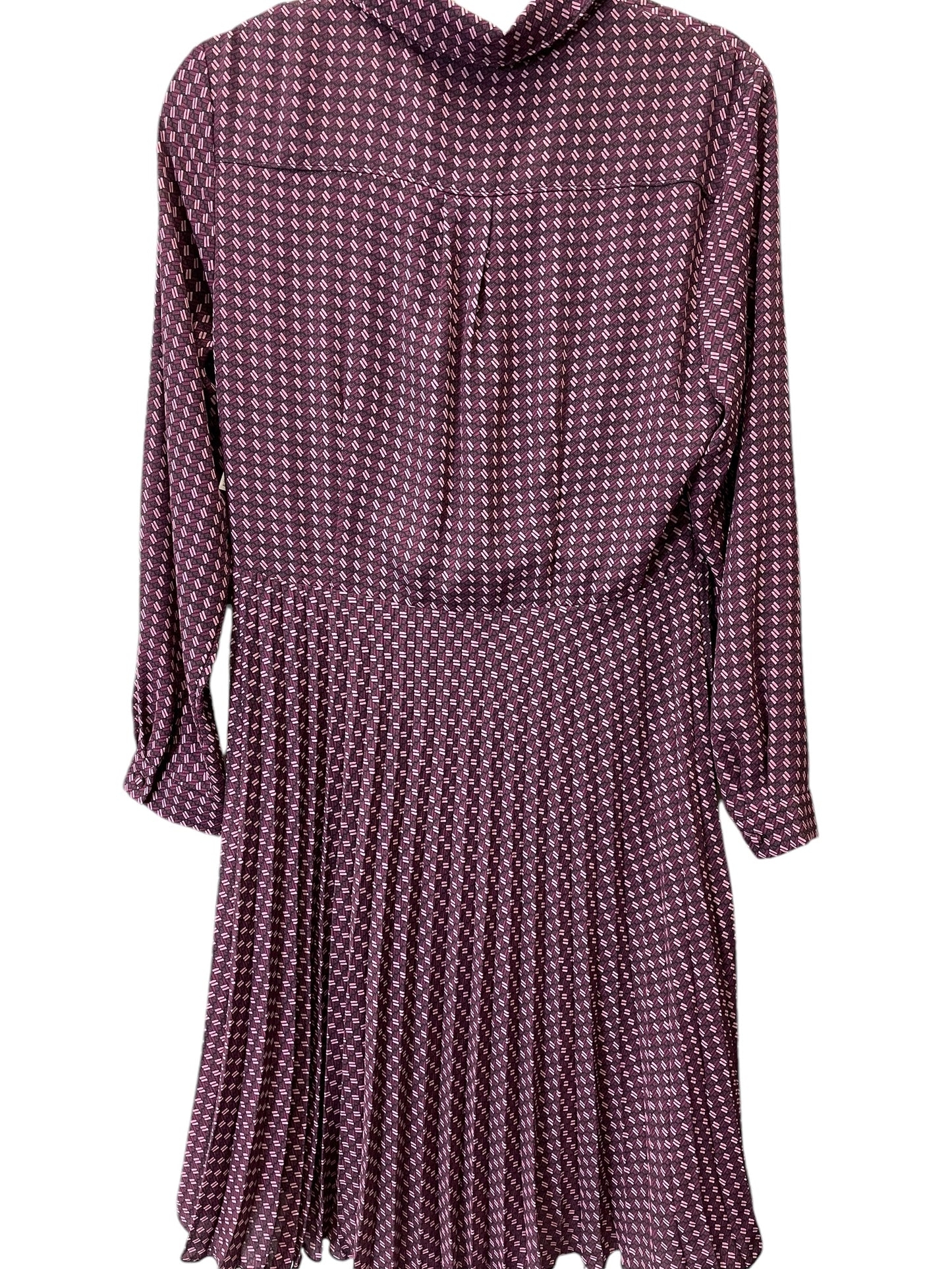 Dress Casual Midi By Banana Republic In Purple, Size: M