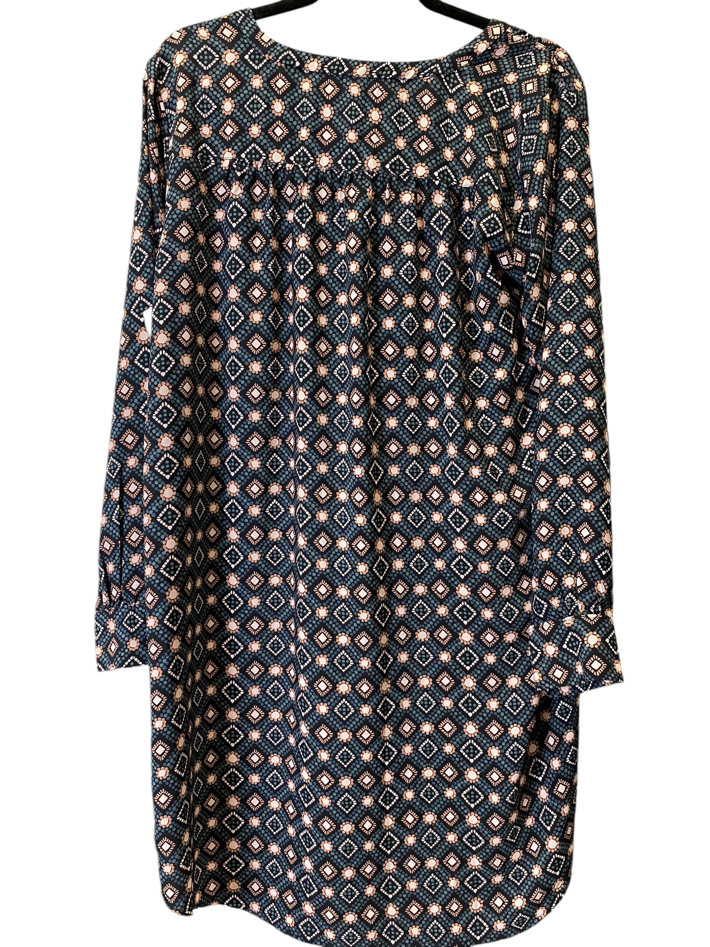 Dress Casual Midi By Loft In Multi-colored, Size: M