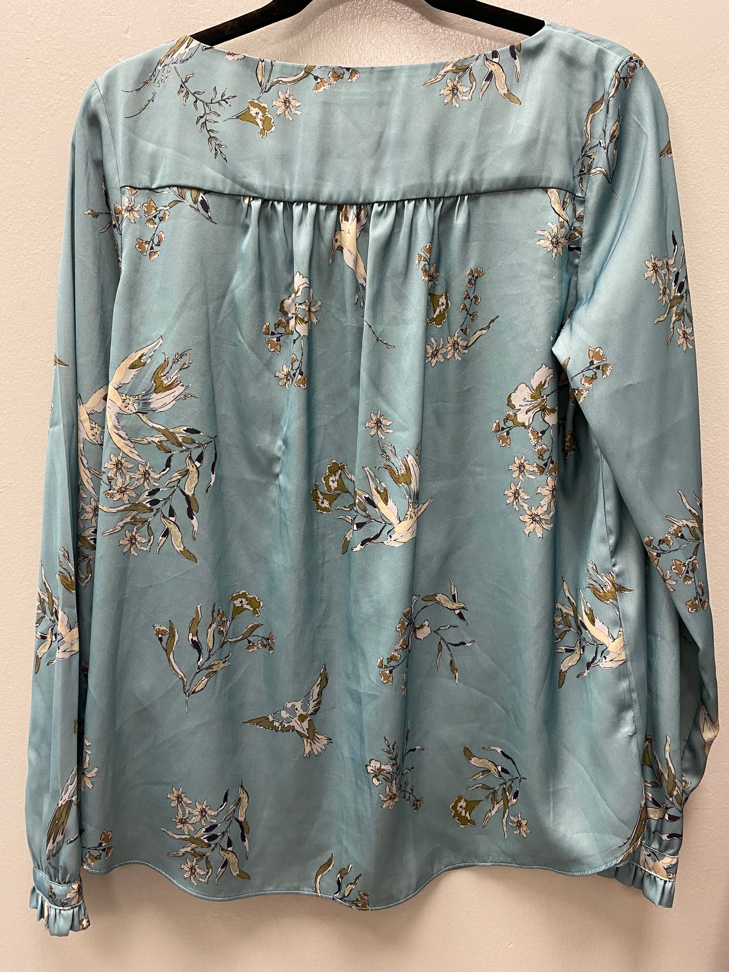 Top Long Sleeve By H&m In Teal, Size: S