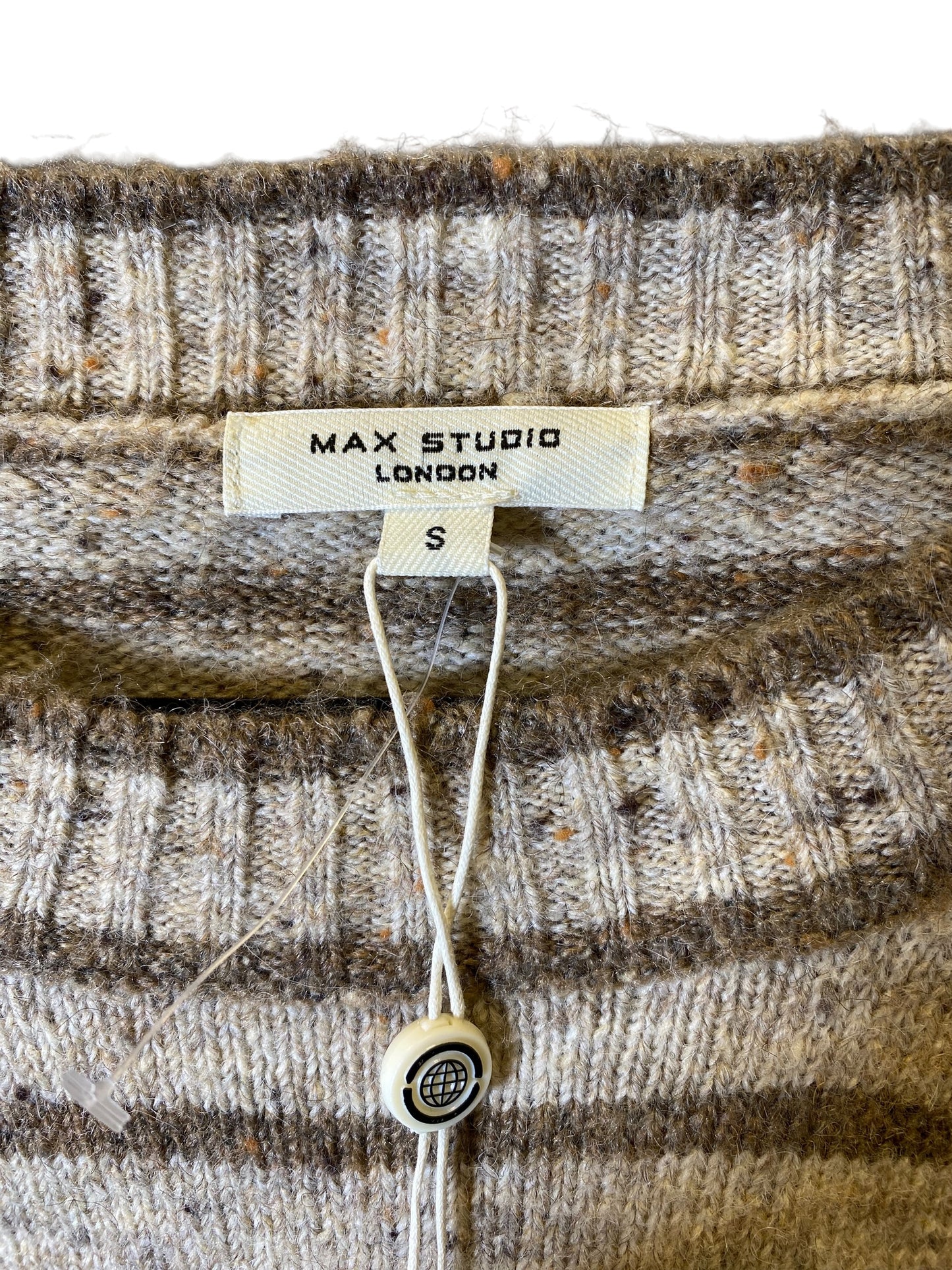 Sweater By Max Studio In Striped Pattern, Size: S