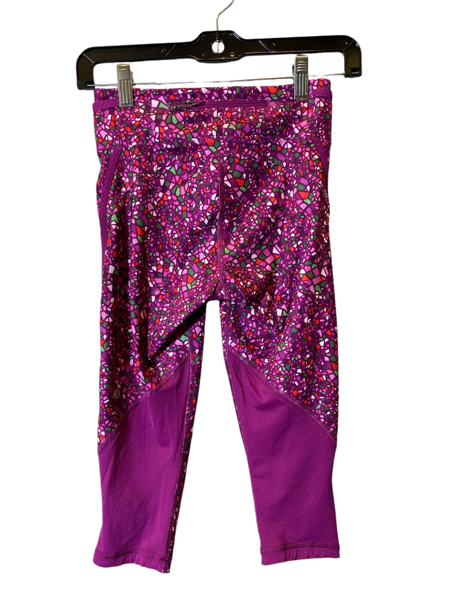 Athletic Capris By Lululemon In Multi-colored, Size: Xs