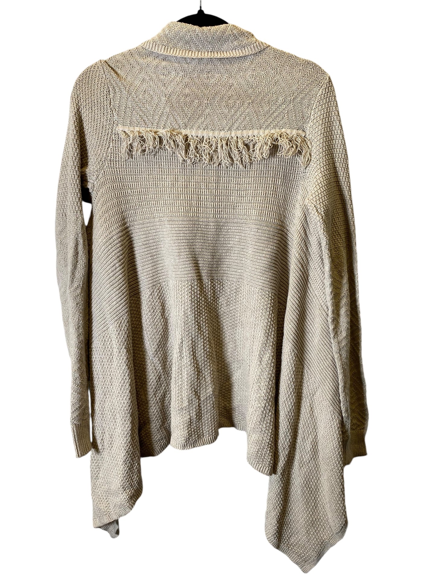 Cardigan By Lucky Brand In Beige, Size: S