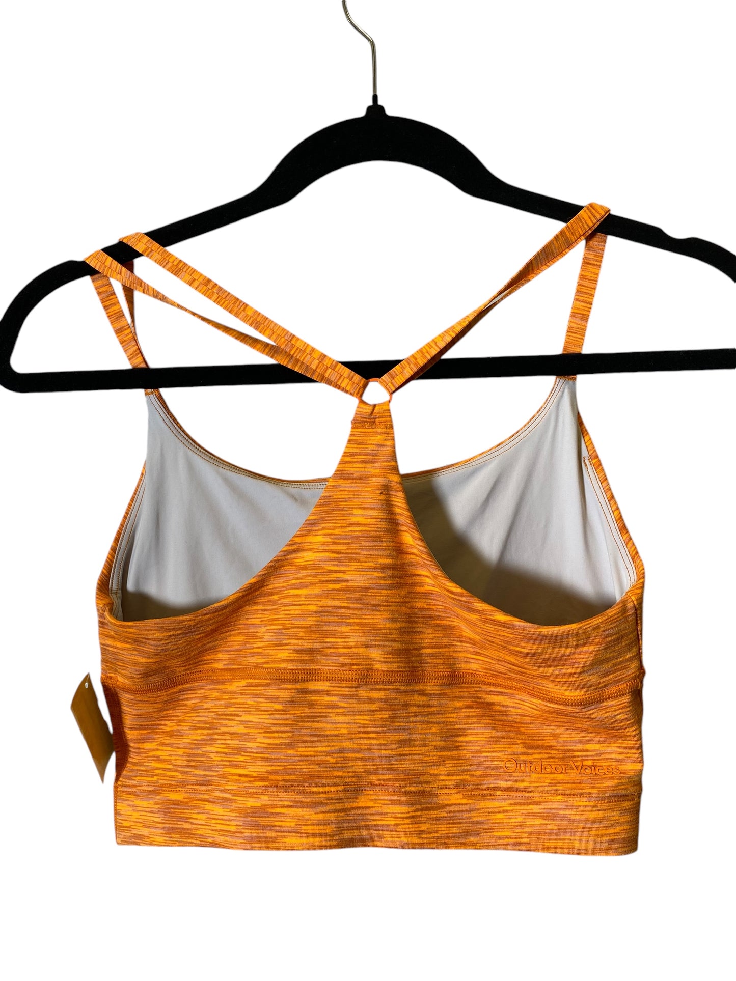 Athletic Bra By Outdoor Voices In Orange, Size: S