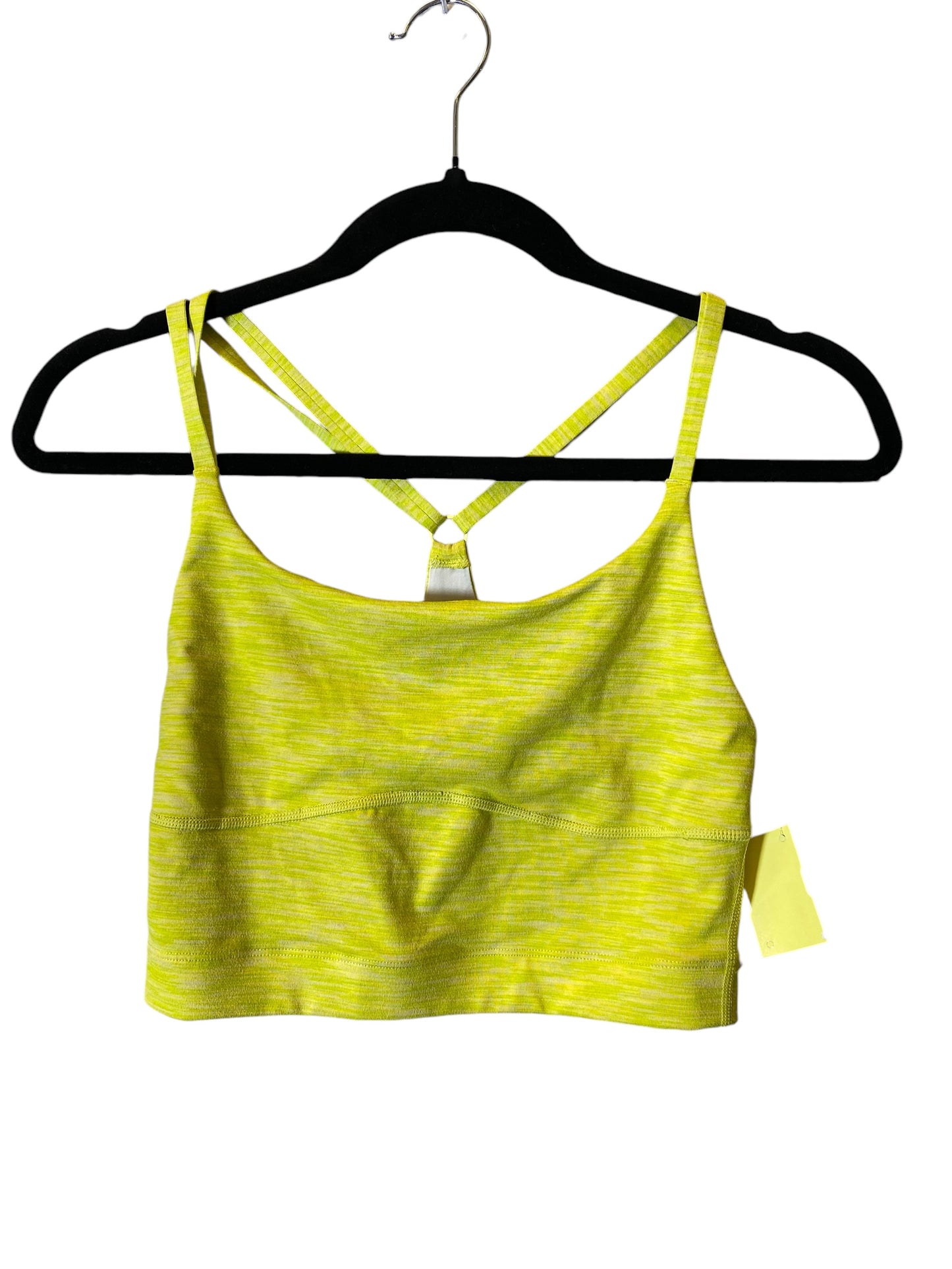 Athletic Bra By Outdoor Voices In Chartreuse, Size: S