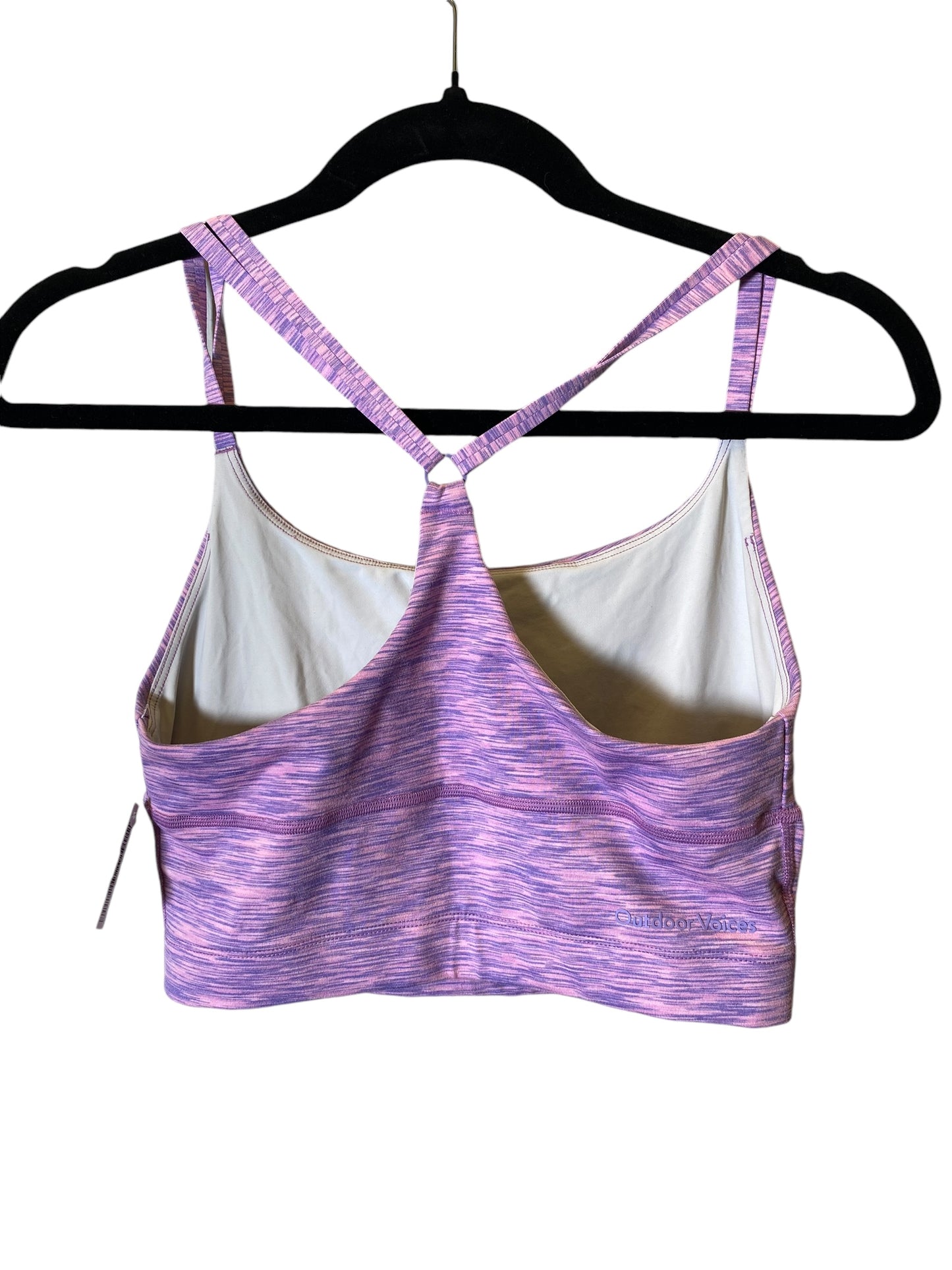 Athletic Bra By Outdoor Voices In Pink & Purple, Size: S