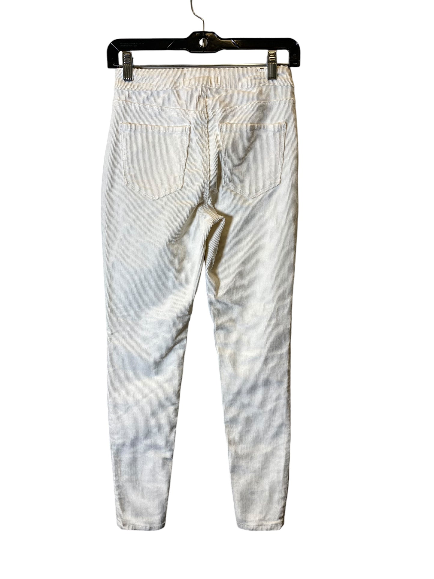 Pants Corduroy By Almost Famous In Cream, Size: 0