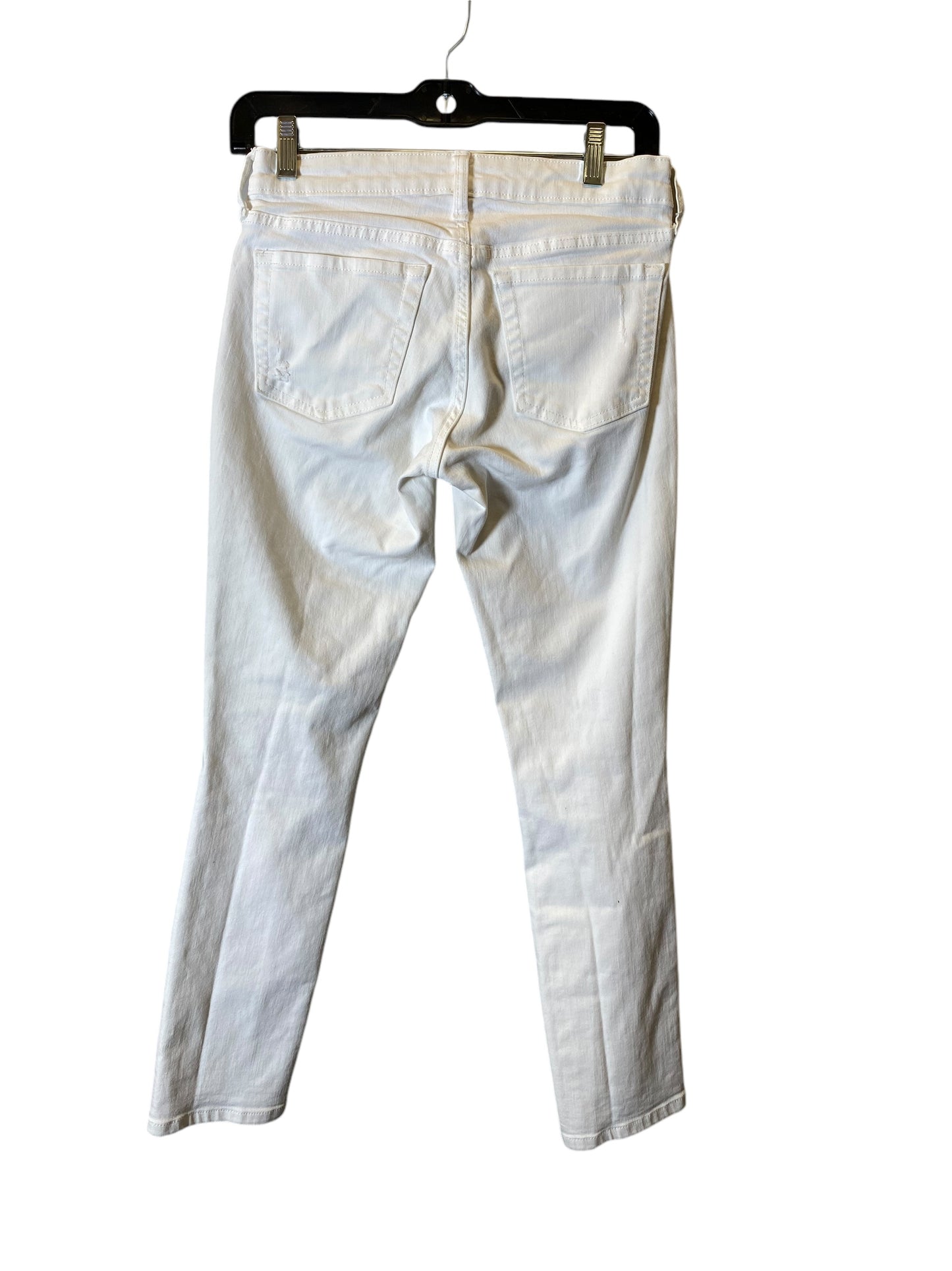 Jeans Skinny By Gap In Cream, Size: 0