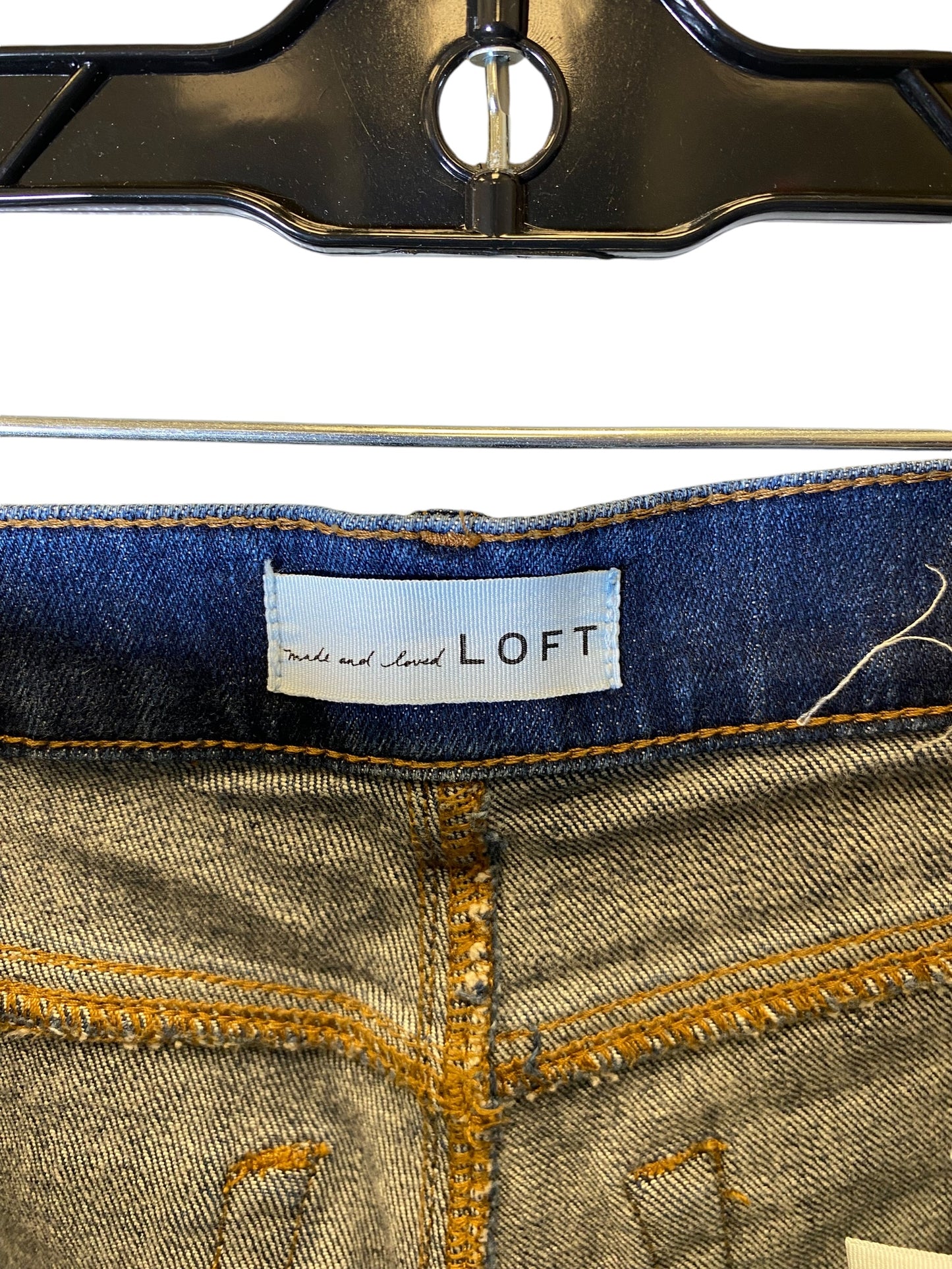 Jeans Straight By Loft In Blue, Size: 8