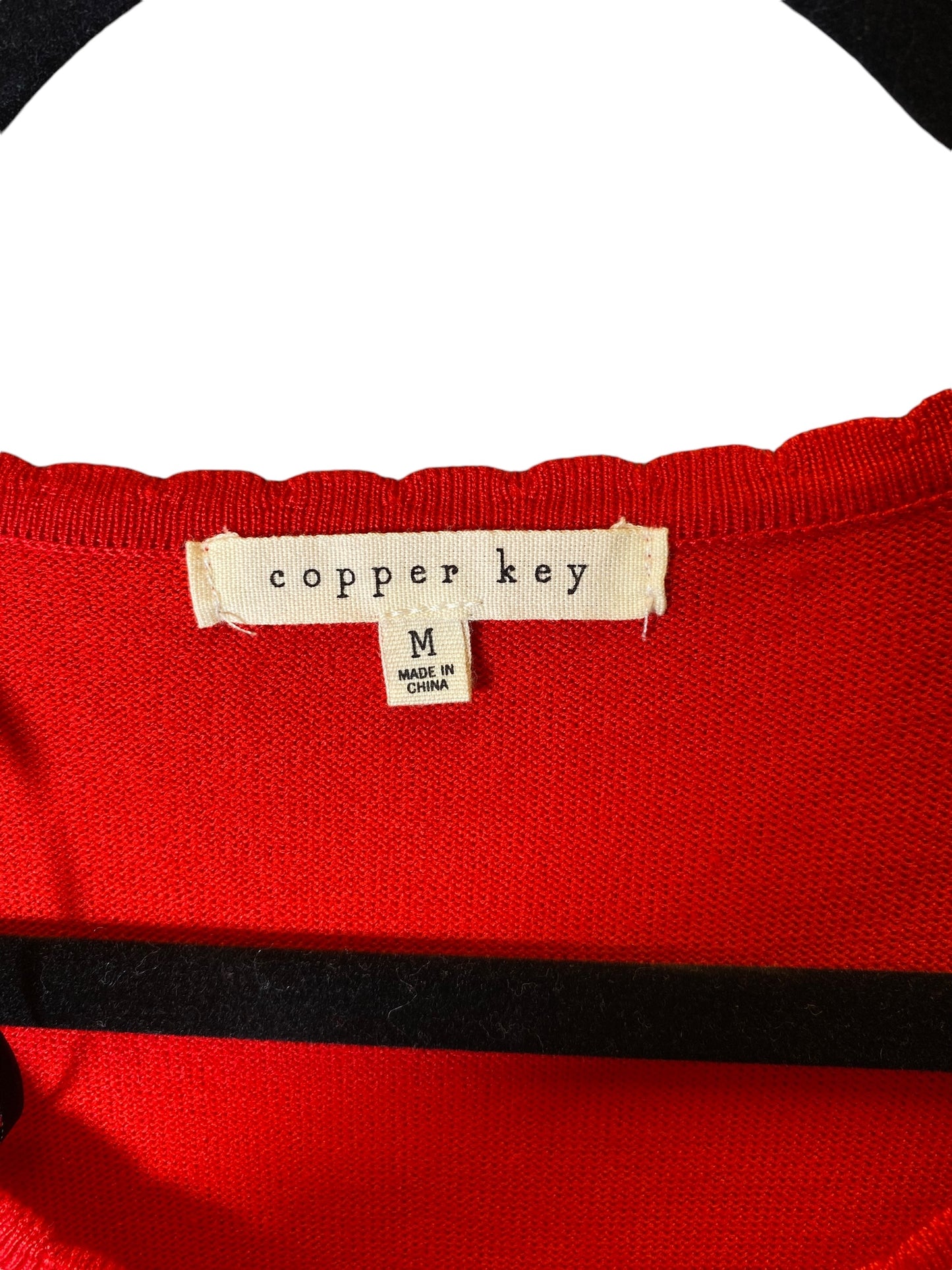 Dress Sweater By Copper Key In Red, Size: M