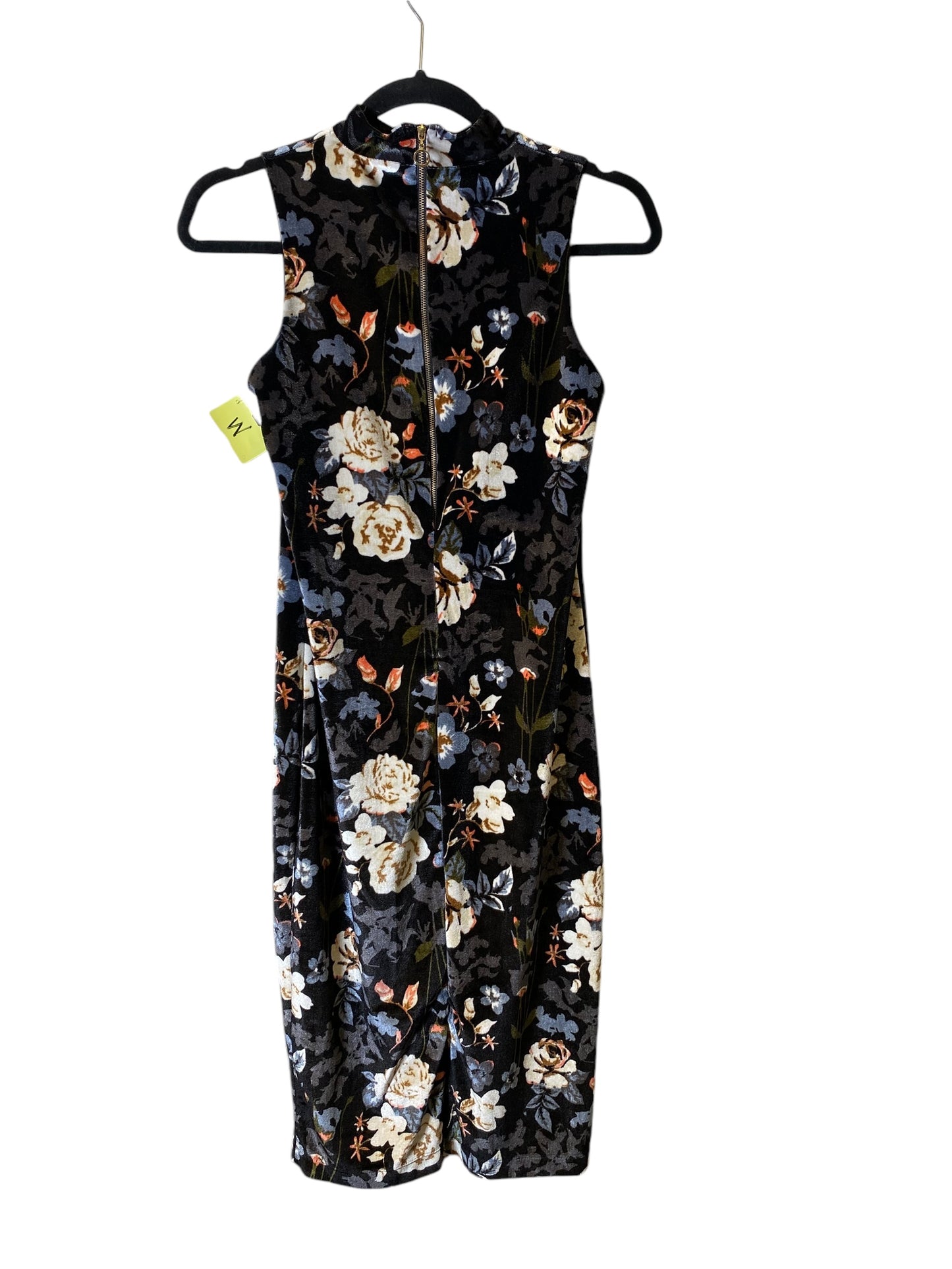 Dress Casual Midi By Cmc In Floral Print, Size: Xs