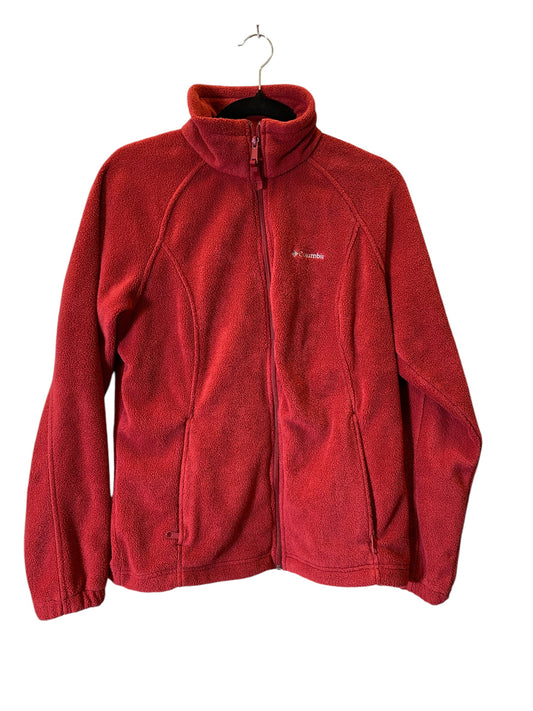 Athletic Jacket By Columbia In Red, Size: L