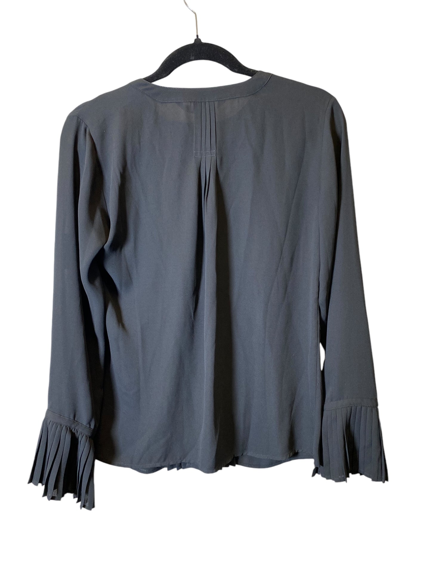 Blouse Long Sleeve By White House Black Market In Black, Size: Xs