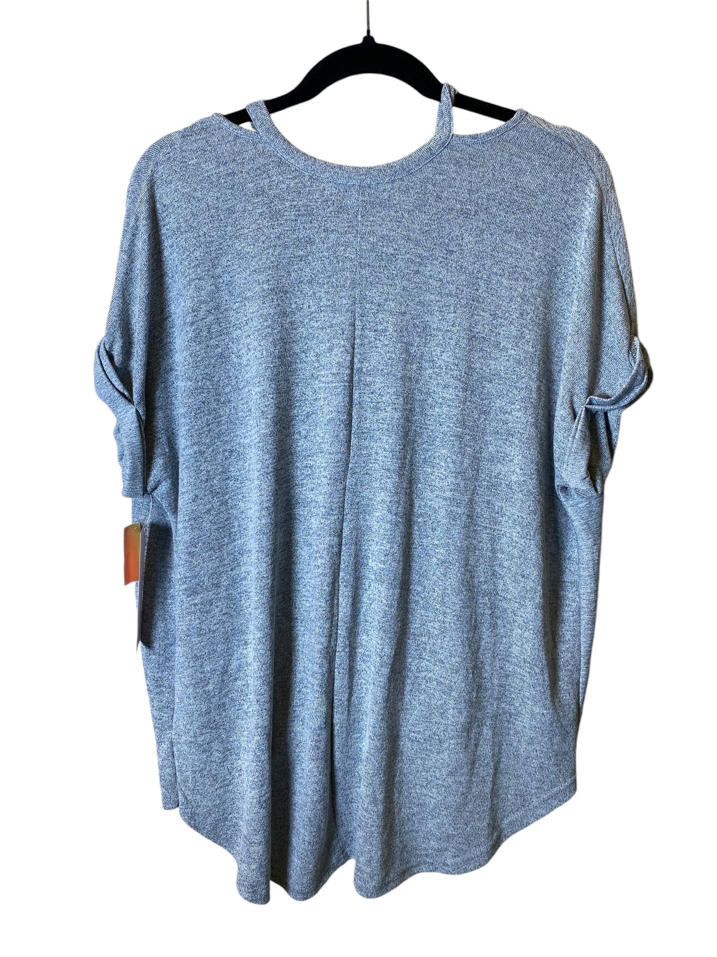 Sweater Short Sleeve By She + Sky In Grey, Size: L