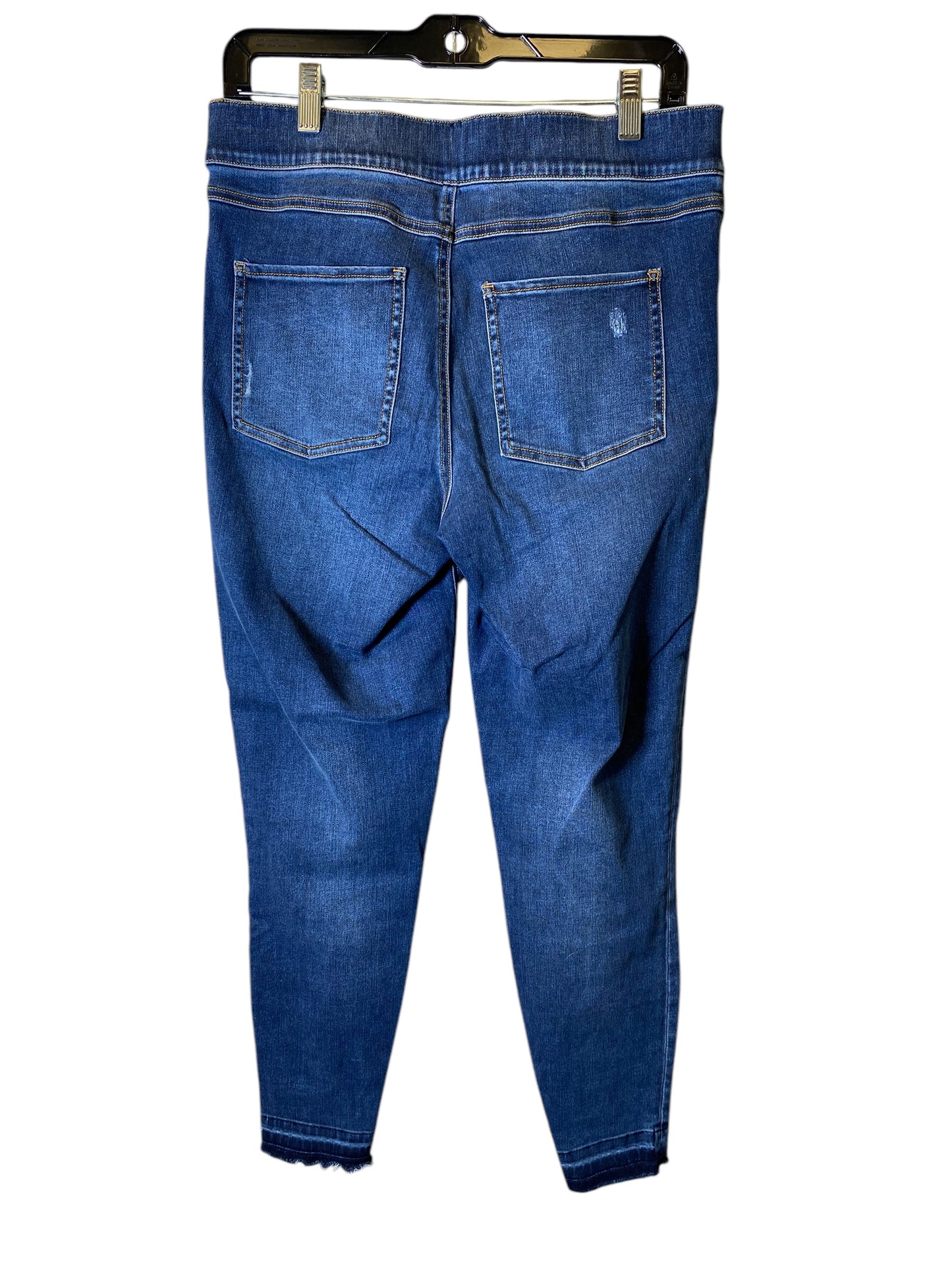 Jeans Skinny By Spanx In Blue, Size: 12