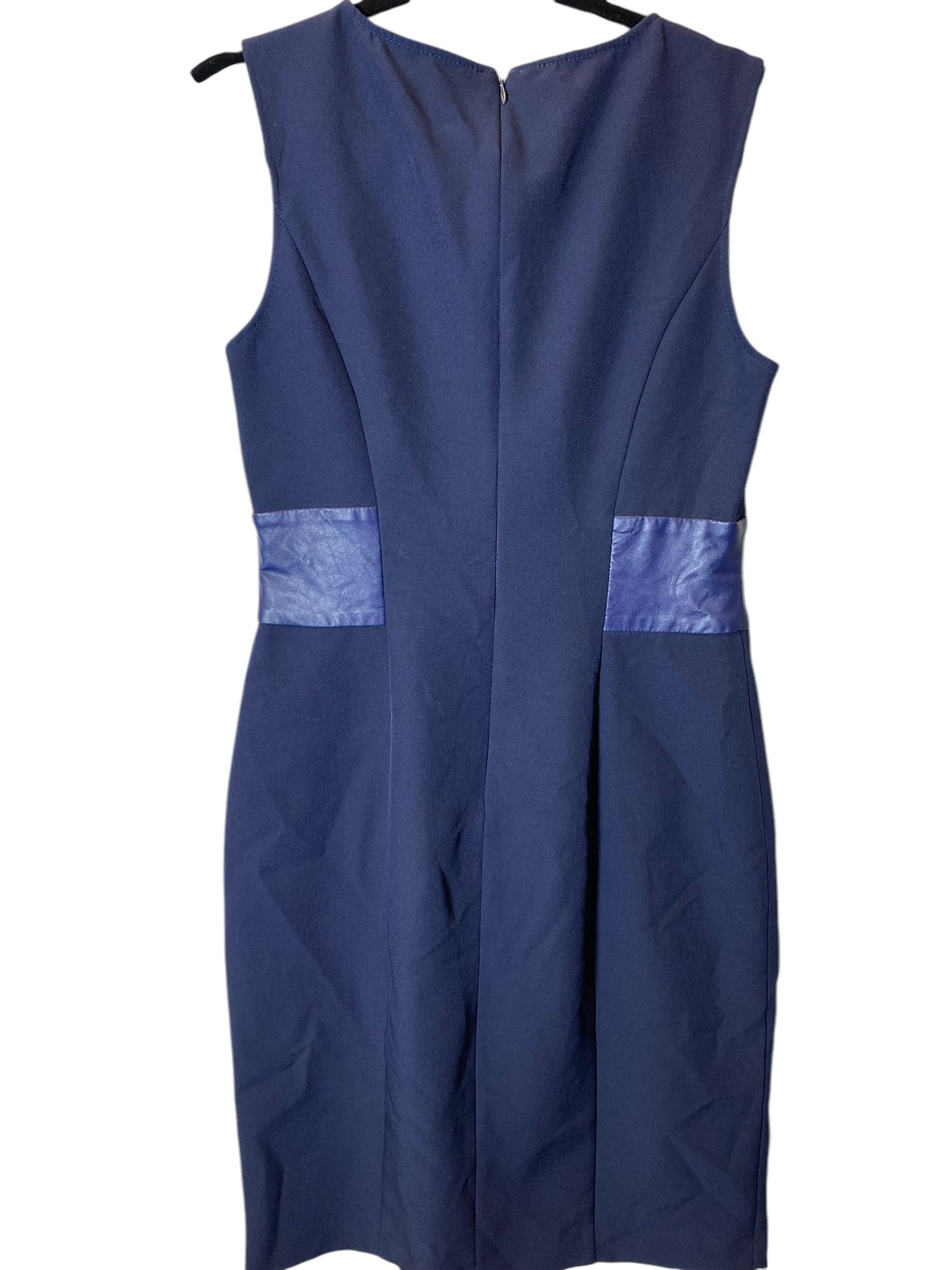 Dress Casual Midi By Sandro In Navy, Size: S