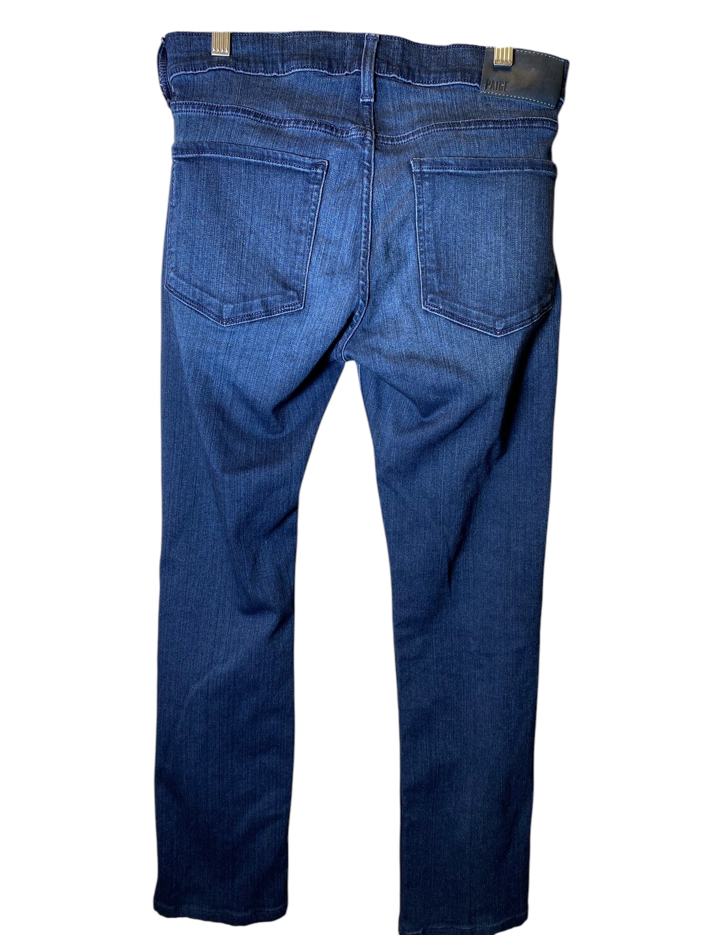 Jeans Straight By Paige In Blue, Size: 12