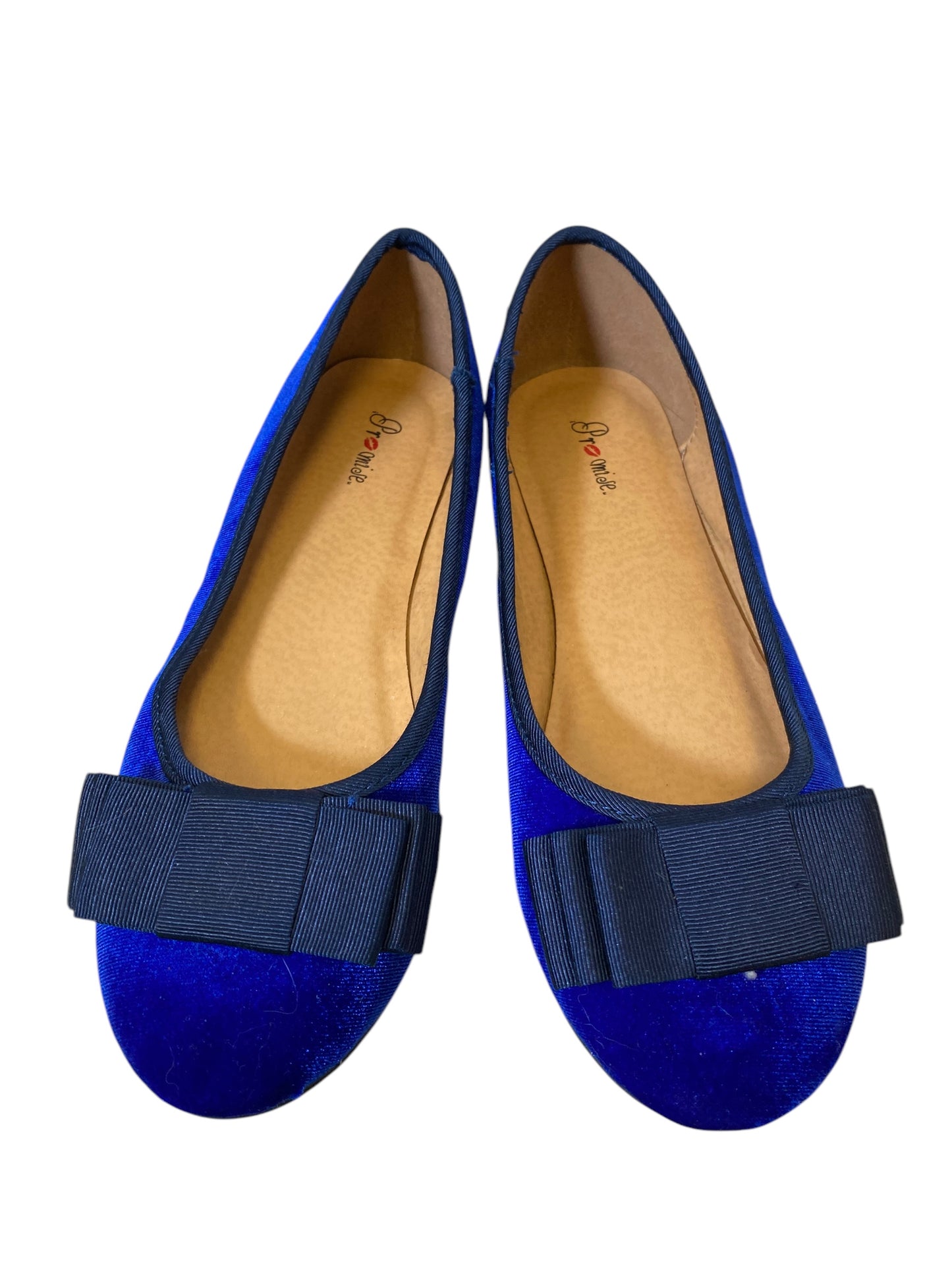 Shoes Flats By Cmc In Blue, Size: 7