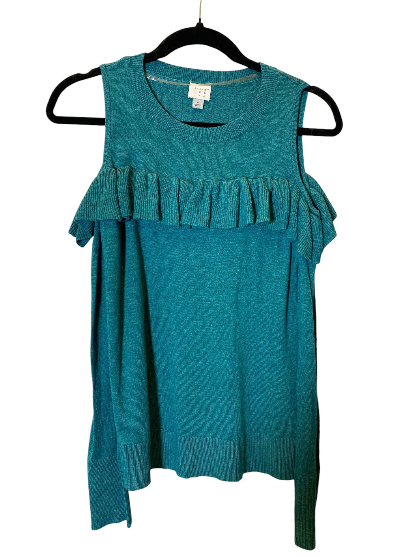 Sweater By A New Day In Teal, Size: S