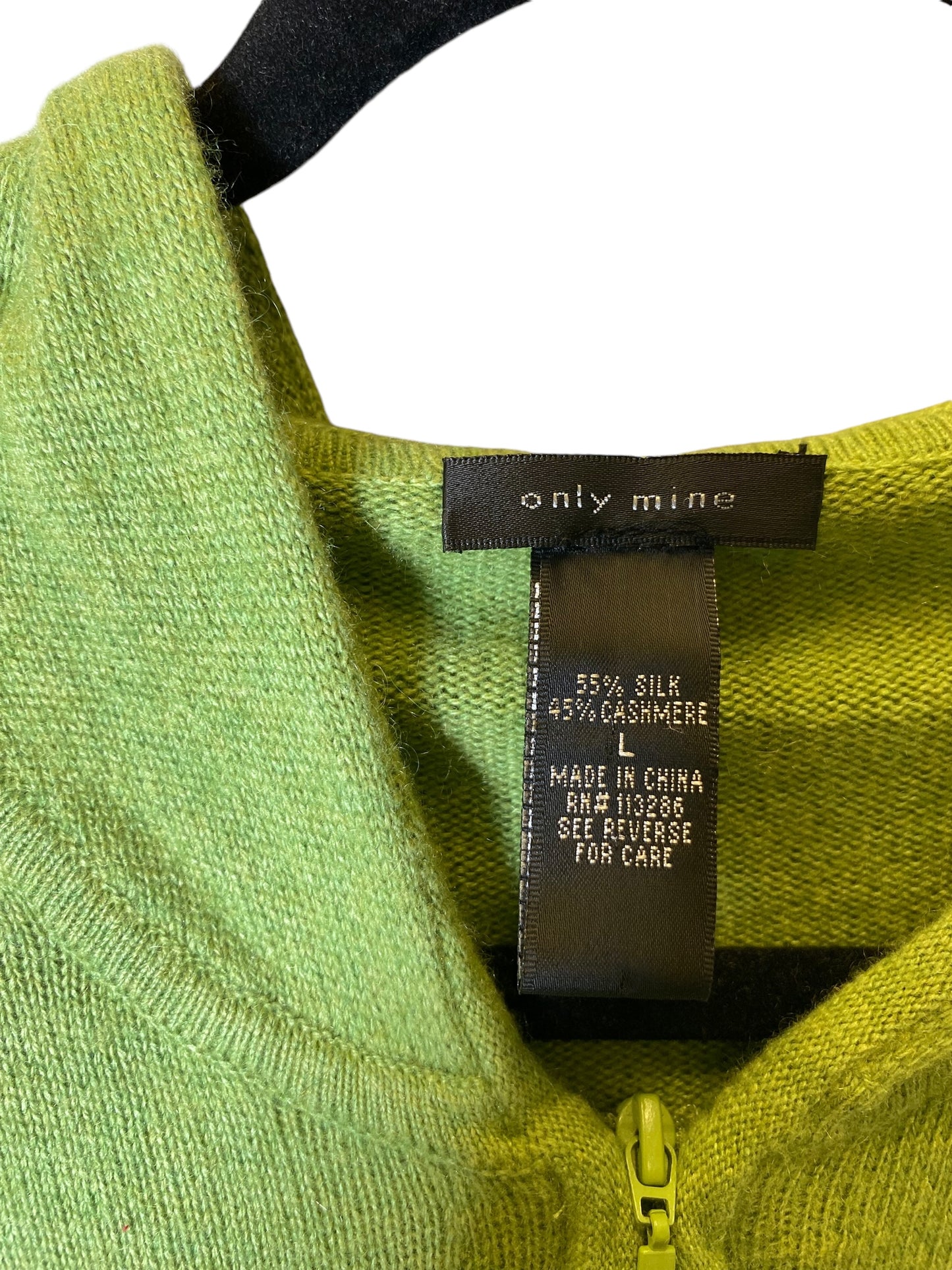 Sweater Cardigan By Cmc In Green, Size: L