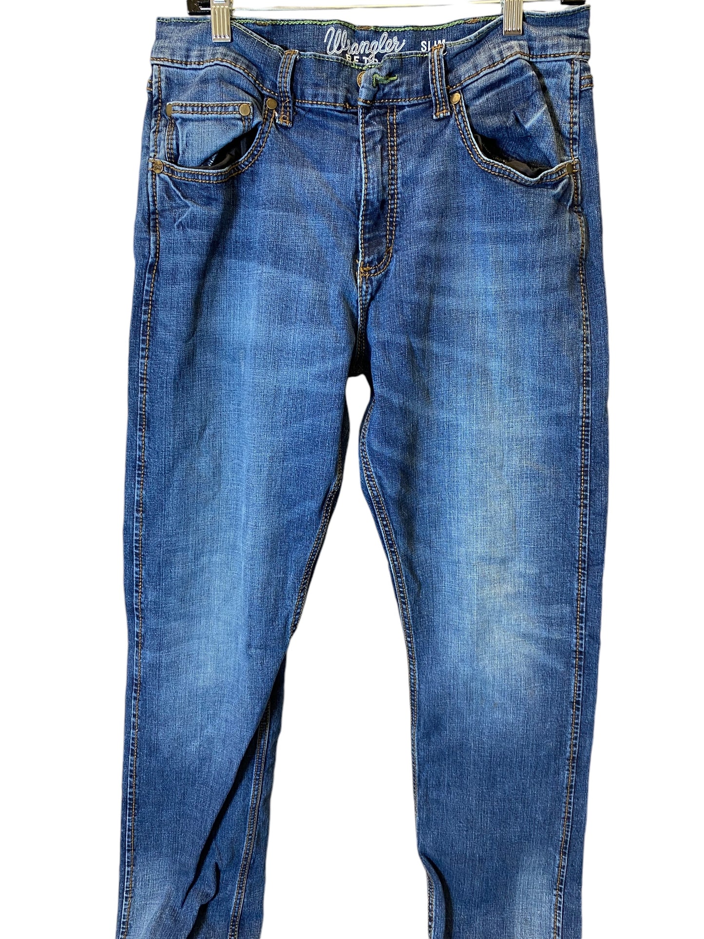 Jeans Straight By Wrangler In Blue, Size: 10