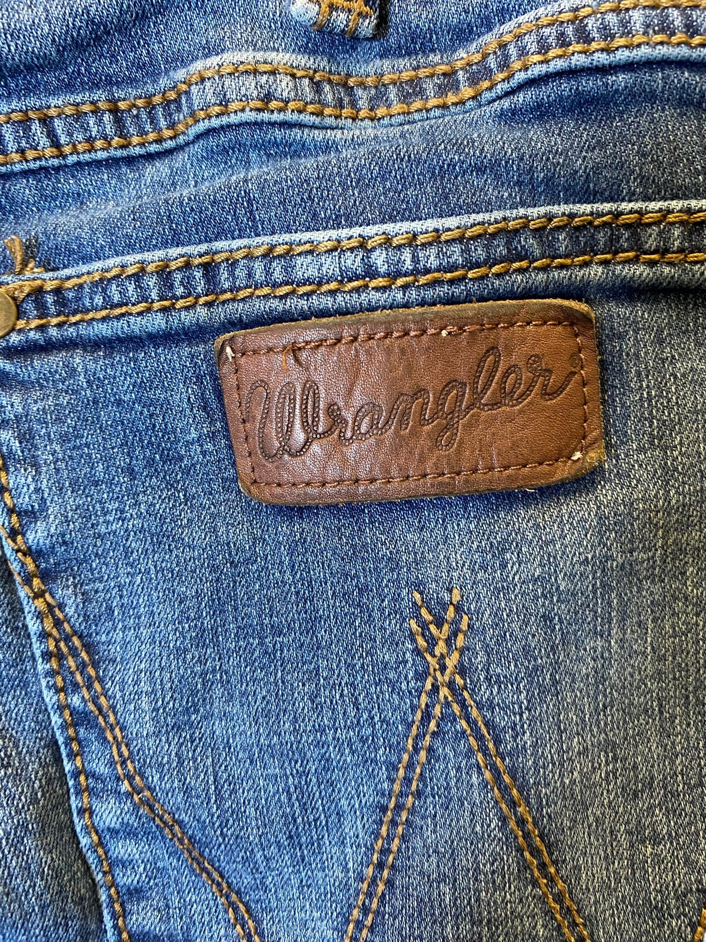 Jeans Straight By Wrangler In Blue, Size: 10