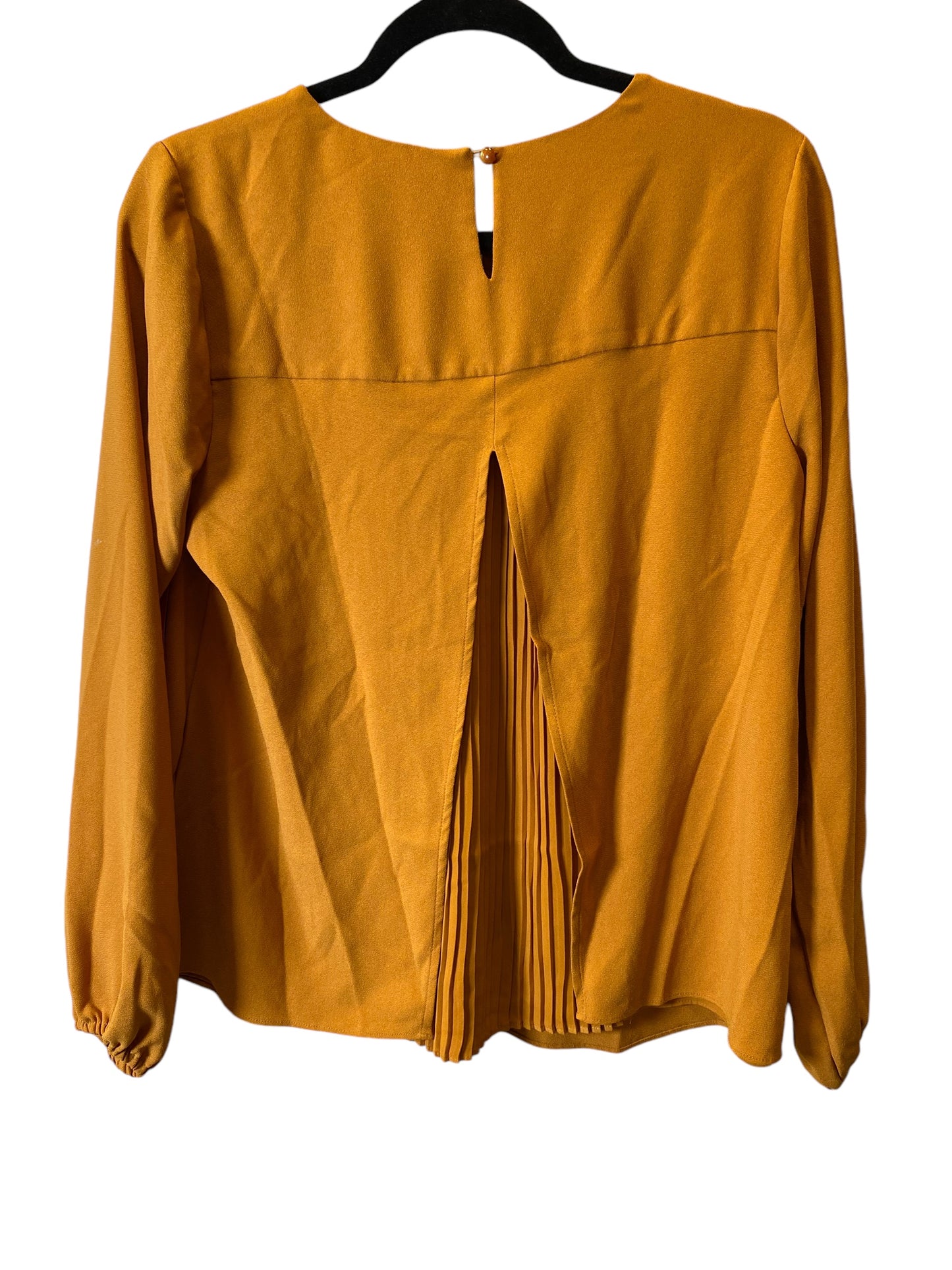 Top Long Sleeve By Thalia Sodi In Yellow, Size: M