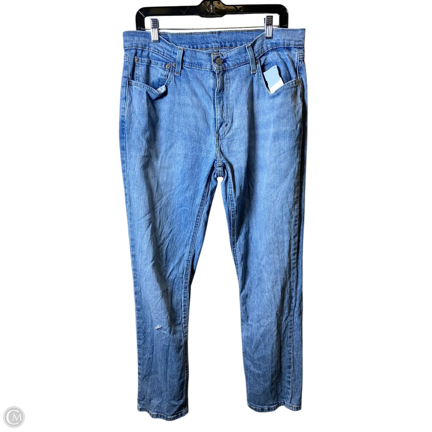 Jeans Straight By Levis In Blue, Size: 14