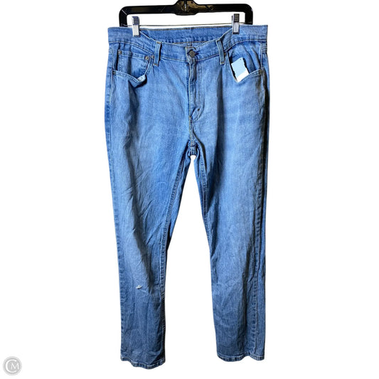 Jeans Straight By Levis In Blue, Size: 14