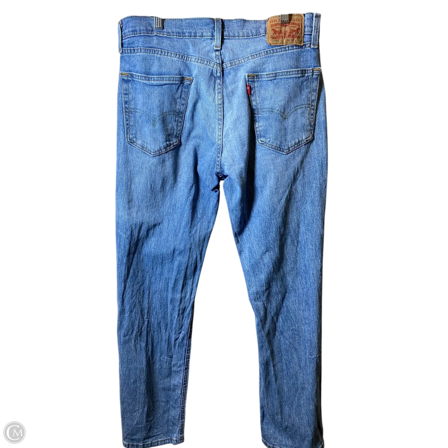 Jeans Straight By Levis In Blue, Size: 14