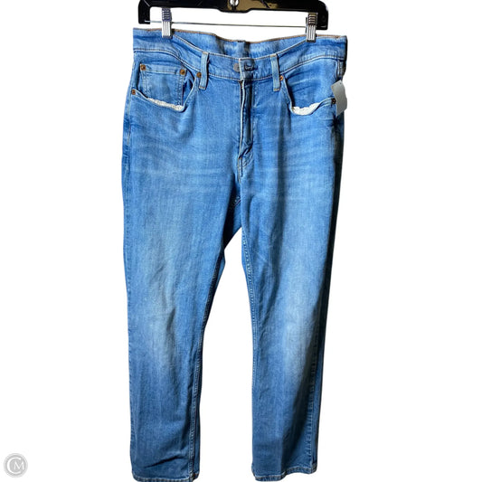 Jeans Straight By Levis In Blue, Size: 14